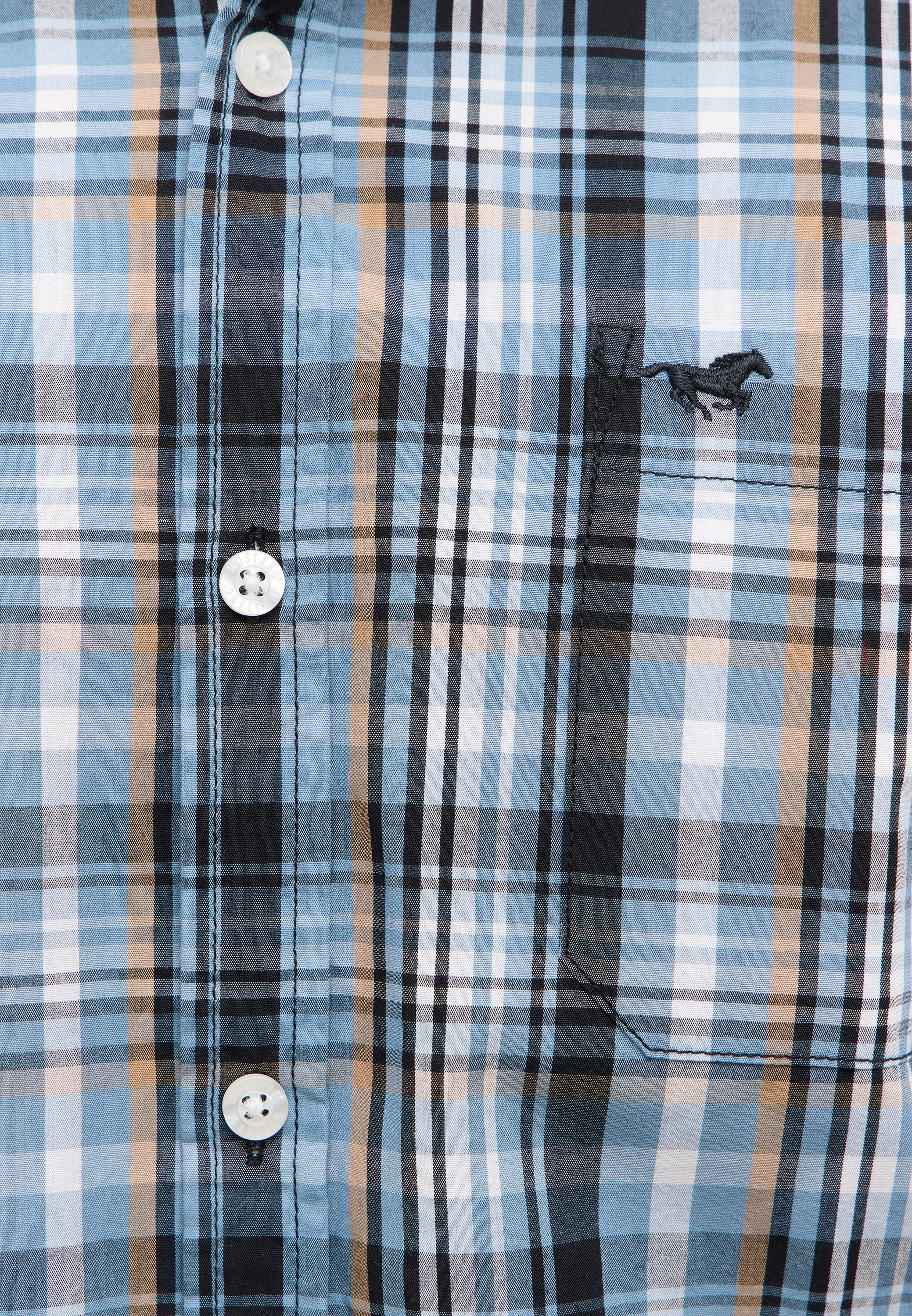 MUSTANG Langarmhemd »Herren Style Chester«