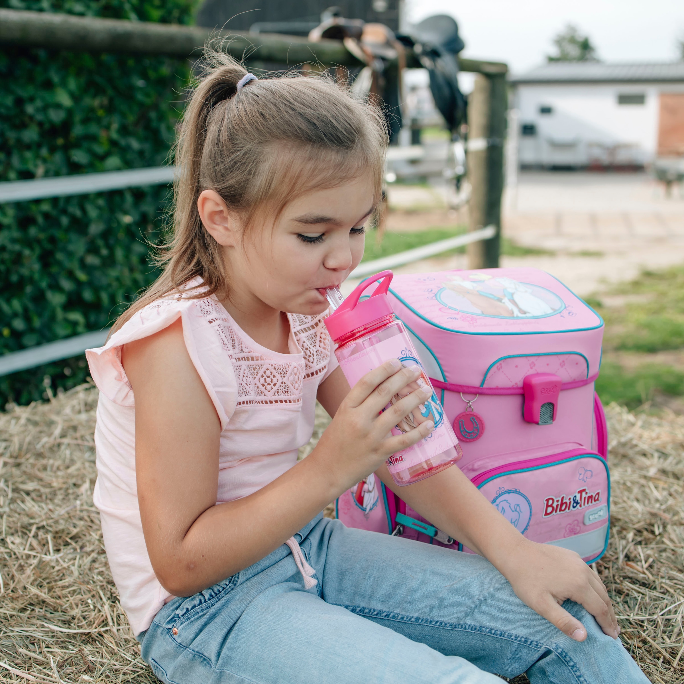 Scooli Lunchbox »Bibi & Tina«, (Set, 2 tlg.), Brotzeitdose & Trinkflasche