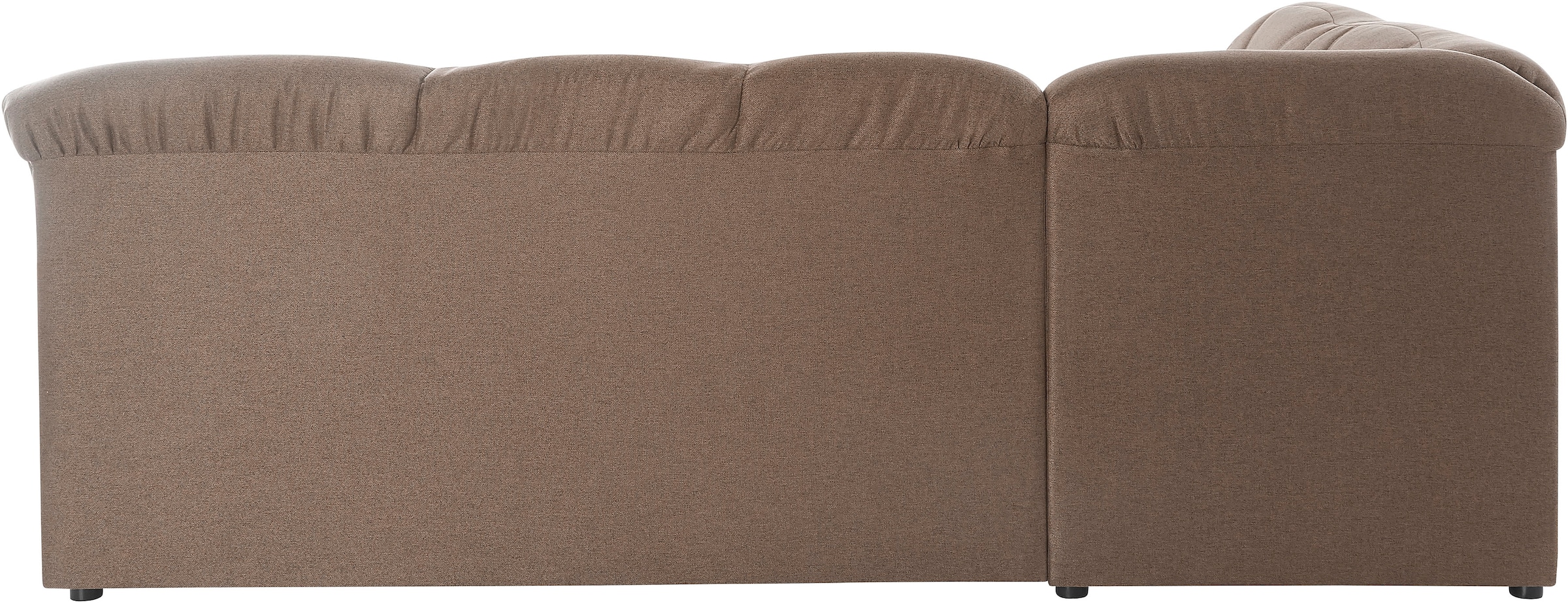 DOMO collection Ecksofa »Pegnitz, elegante Rückensteppung, zeitlose Formensprache, L-Form«, wahlweise mit Bettfunktion