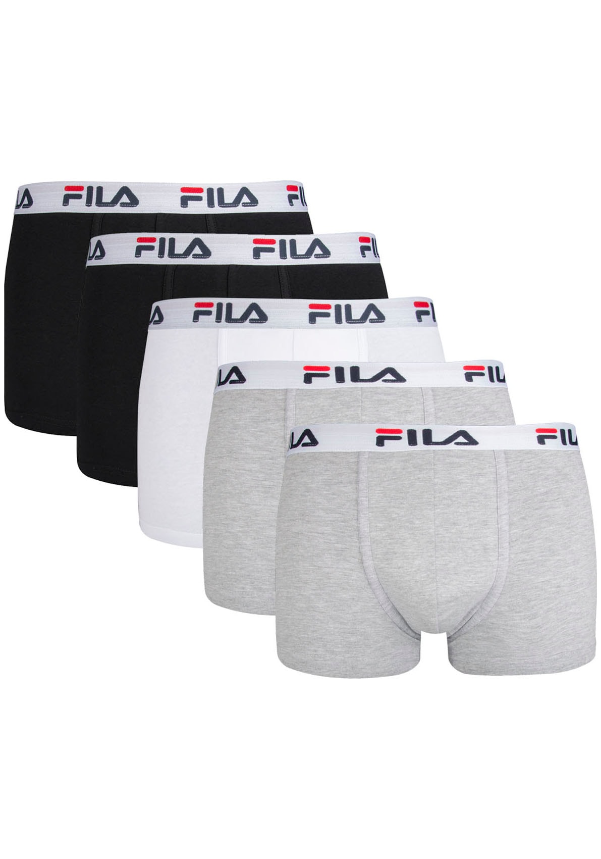 Fila Boxershorts »MAN BOXER SHORTS«, (5er Pack), mit Logobund