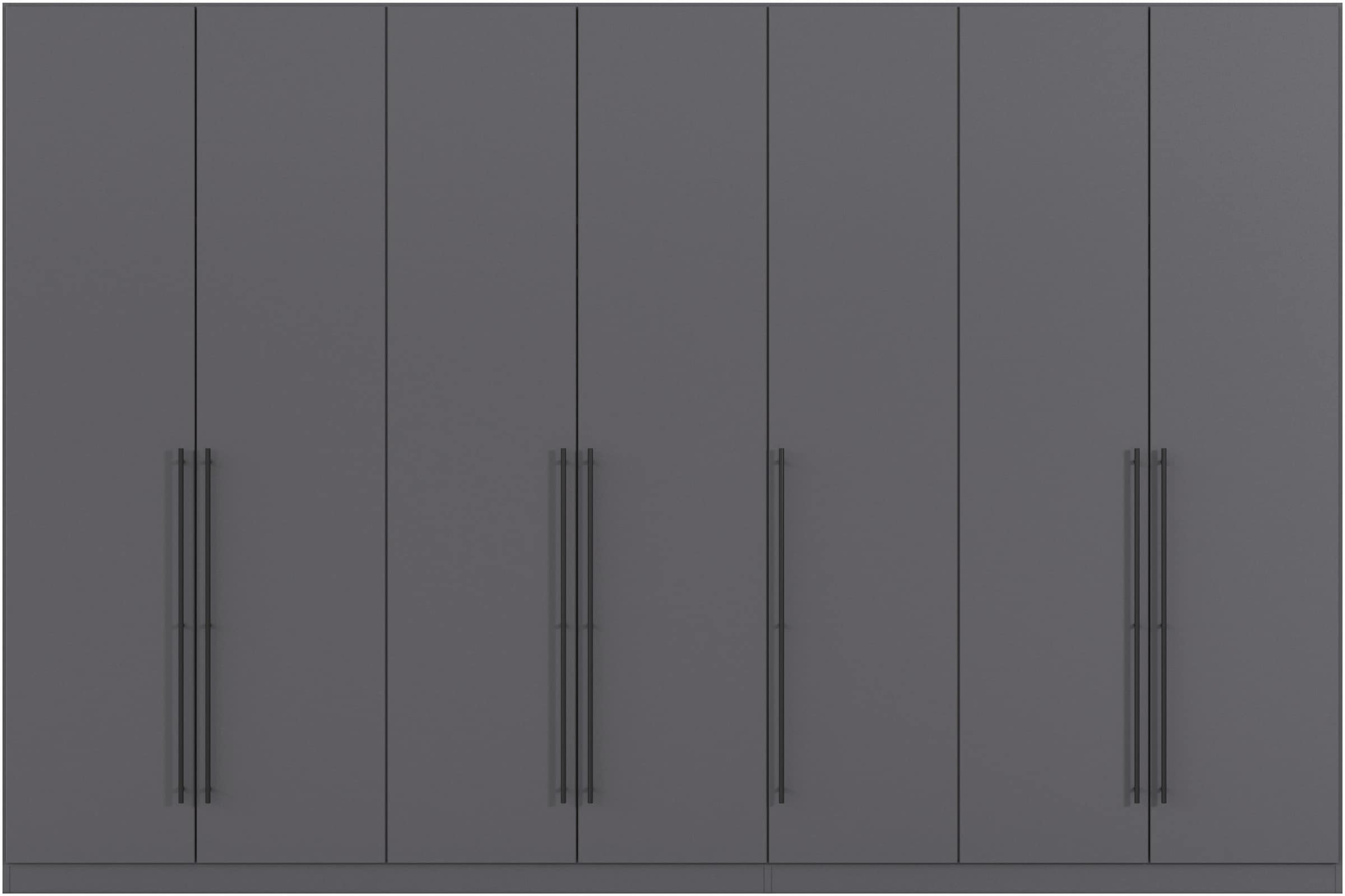 rauch Kleiderschrank »Drehtürenschrank Schrank Garderobe Wäscheschrank Schlafzimmer AVOLA«, (in 3 verschiedenen Ausstattungen BASIC/CLASSIC/PREMIUM), mit hochwertigen Stangengriffen in Schwarz aus Metall MADE IN GERMANY