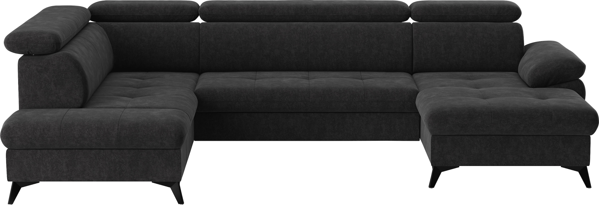 COTTA Wohnlandschaft »Hudson U-Form«, mit Kopfteilverstellung, wahlweise mit Bettfunktion & Bettkasten