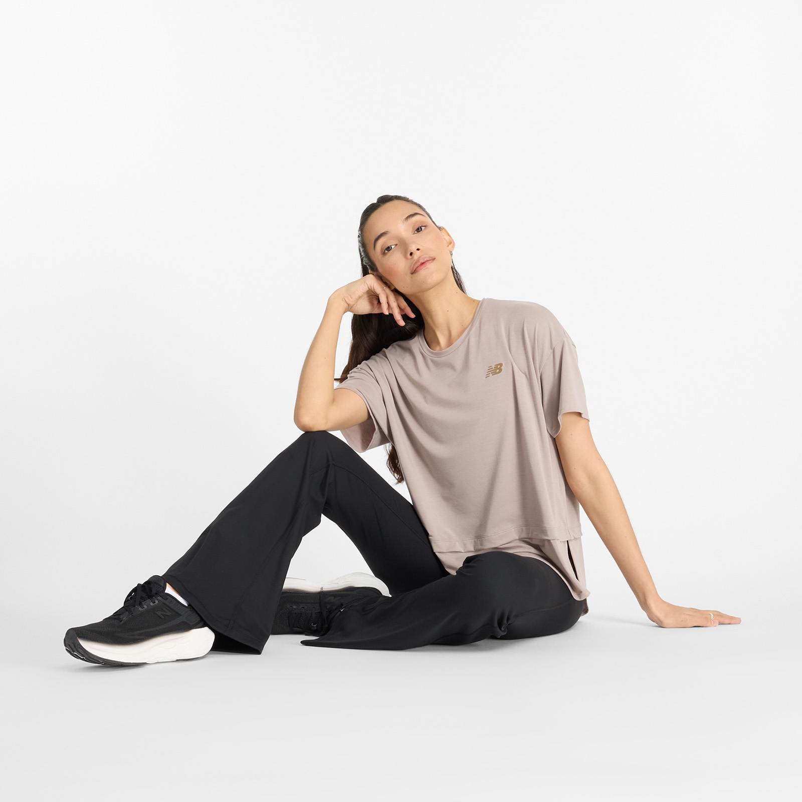 New Balance Laufshirt, mit Label