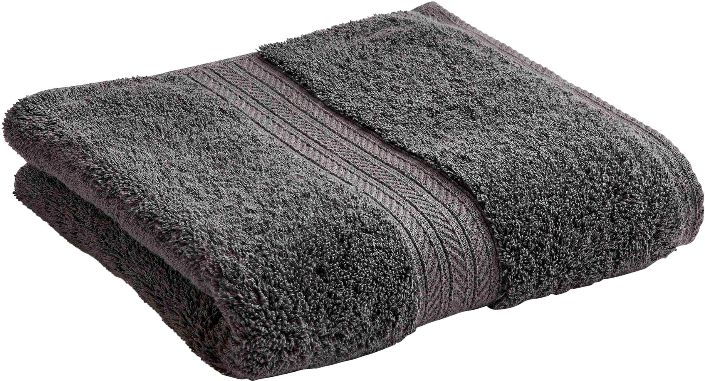 CHRISTY 'Renaissance' Luxury 675GSM Egyptian Cotton Towels in Dark Grey