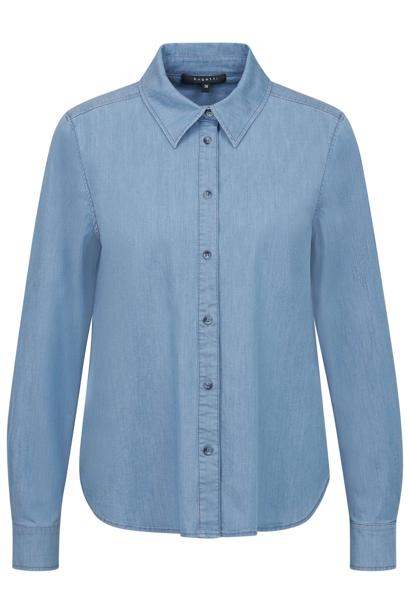 bugatti Hemdbluse, aus elastischer Baumwolle