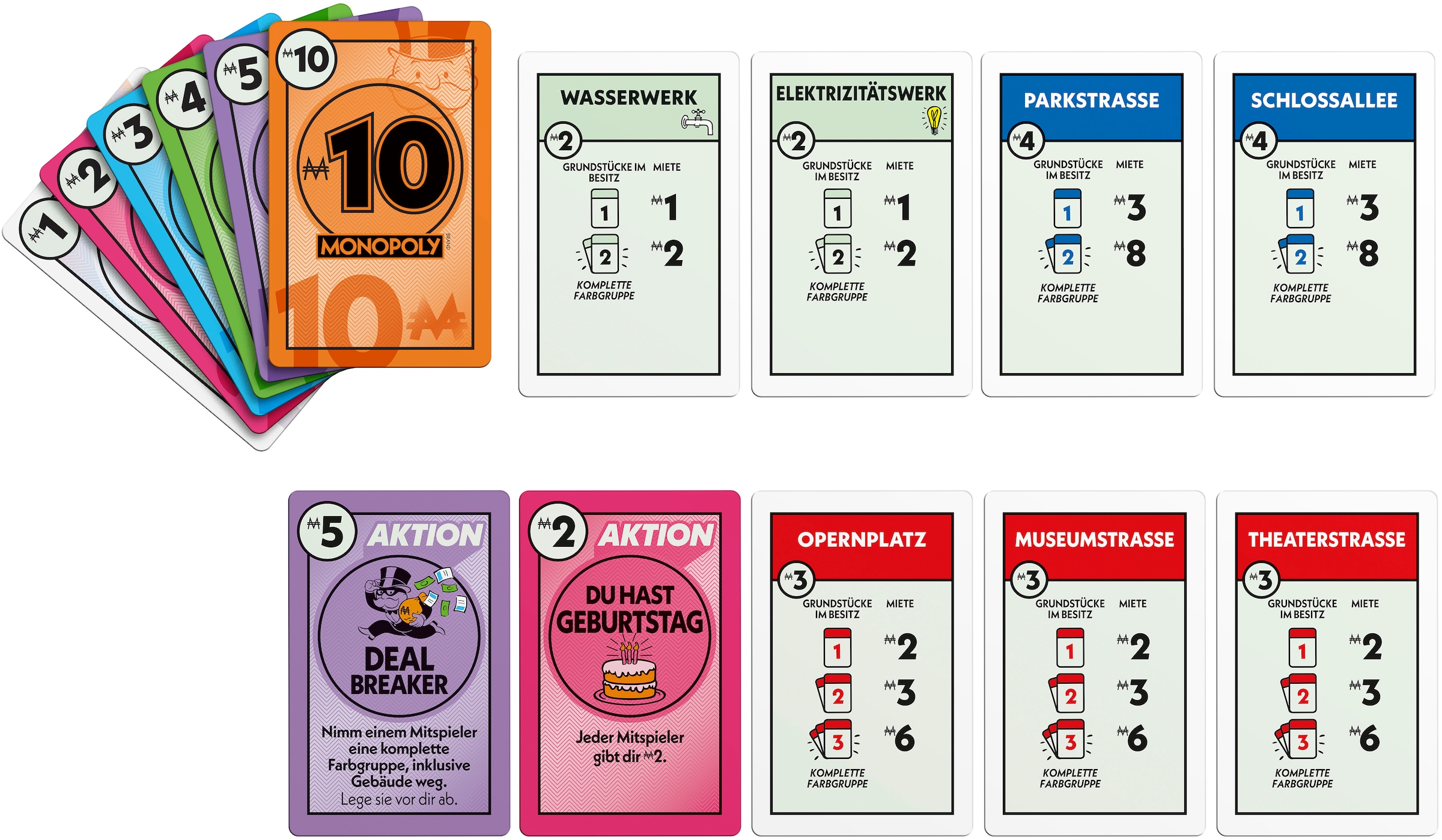 Hasbro Spiel »Monopoly Deal, Kartenspiel«