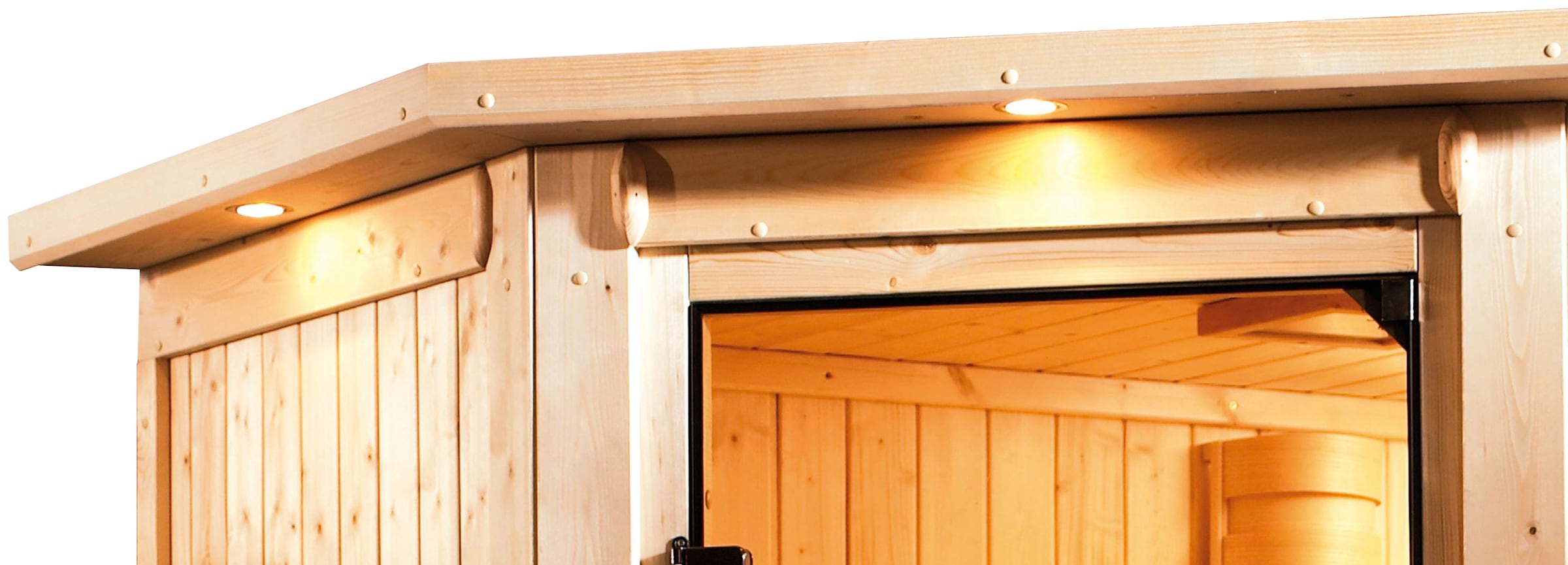 Karibu Sauna »Swantje« Set,  Ofen 3,6 kW intgr. Strg