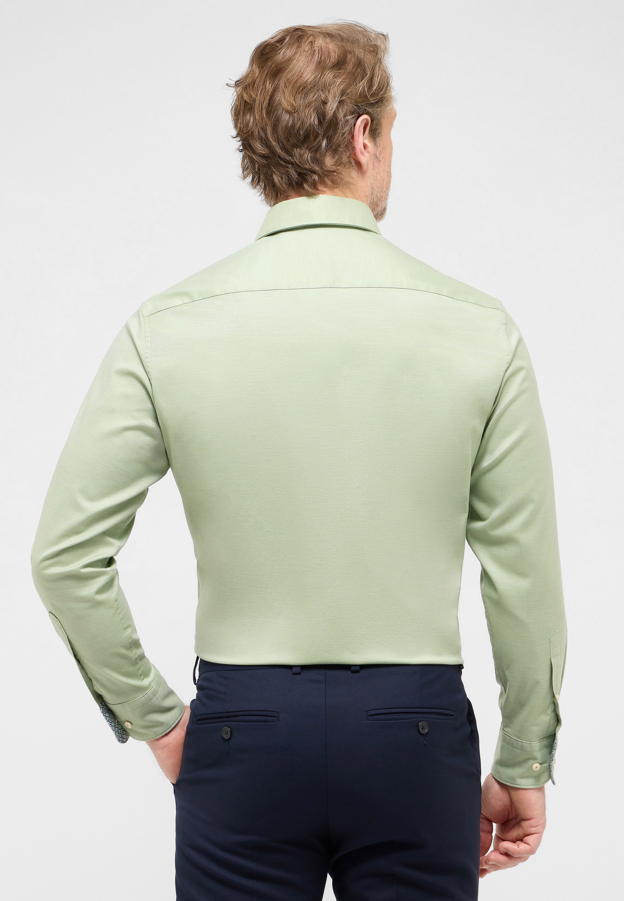 Eterna Langarmhemd »MODERN FIT«, EASY IRON (bügelleicht)