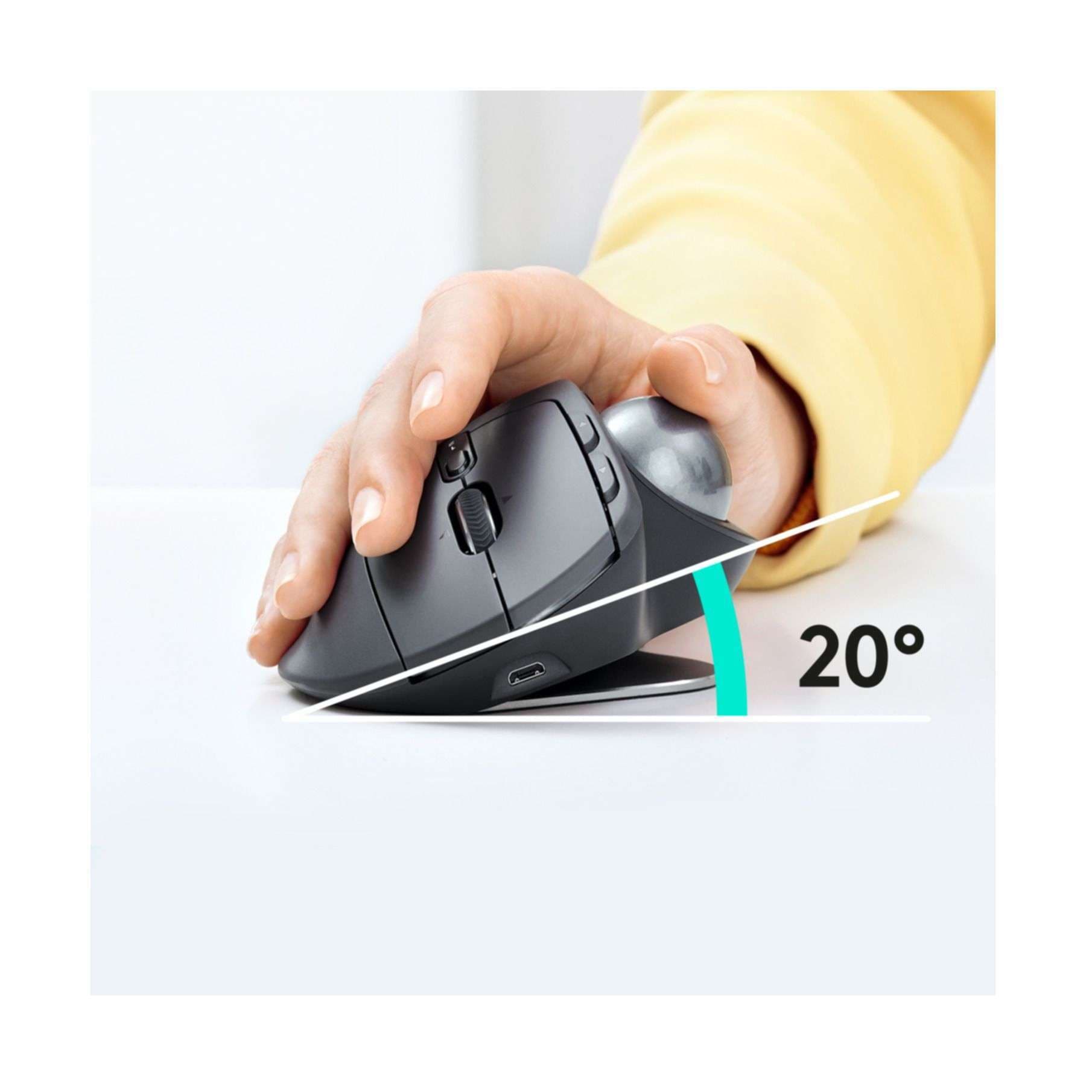 Logitech Maus »MX Ergo«, Bluetooth