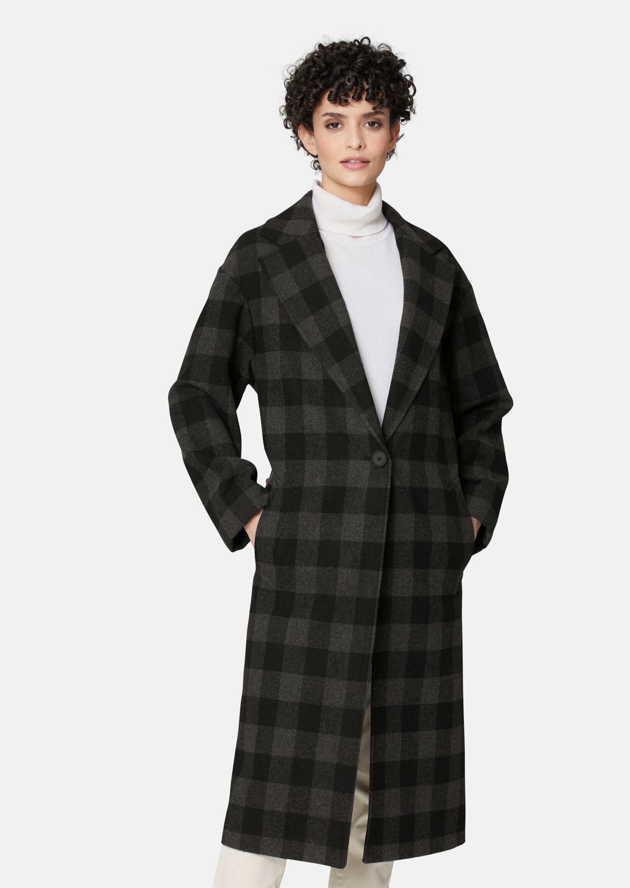 MADELEINE Langmantel »Mantel Karomantel in lässiger Oversized-Form«