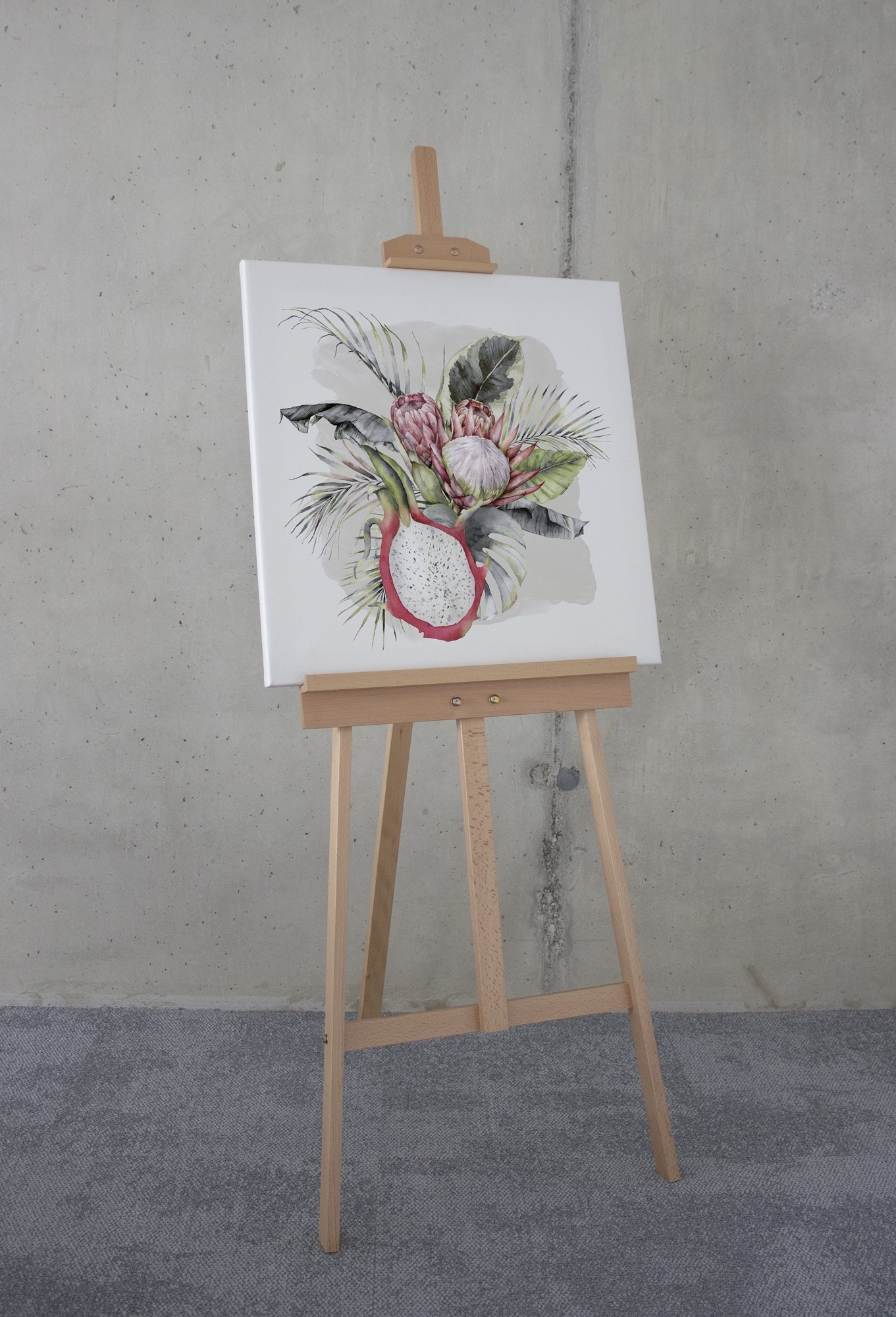 Komar Leinwandbild »Sweet Pitaya - Größe 60 x 60 cm«, Natur, (1 St.), Keilrahmenbild mi Echtholzrahmen