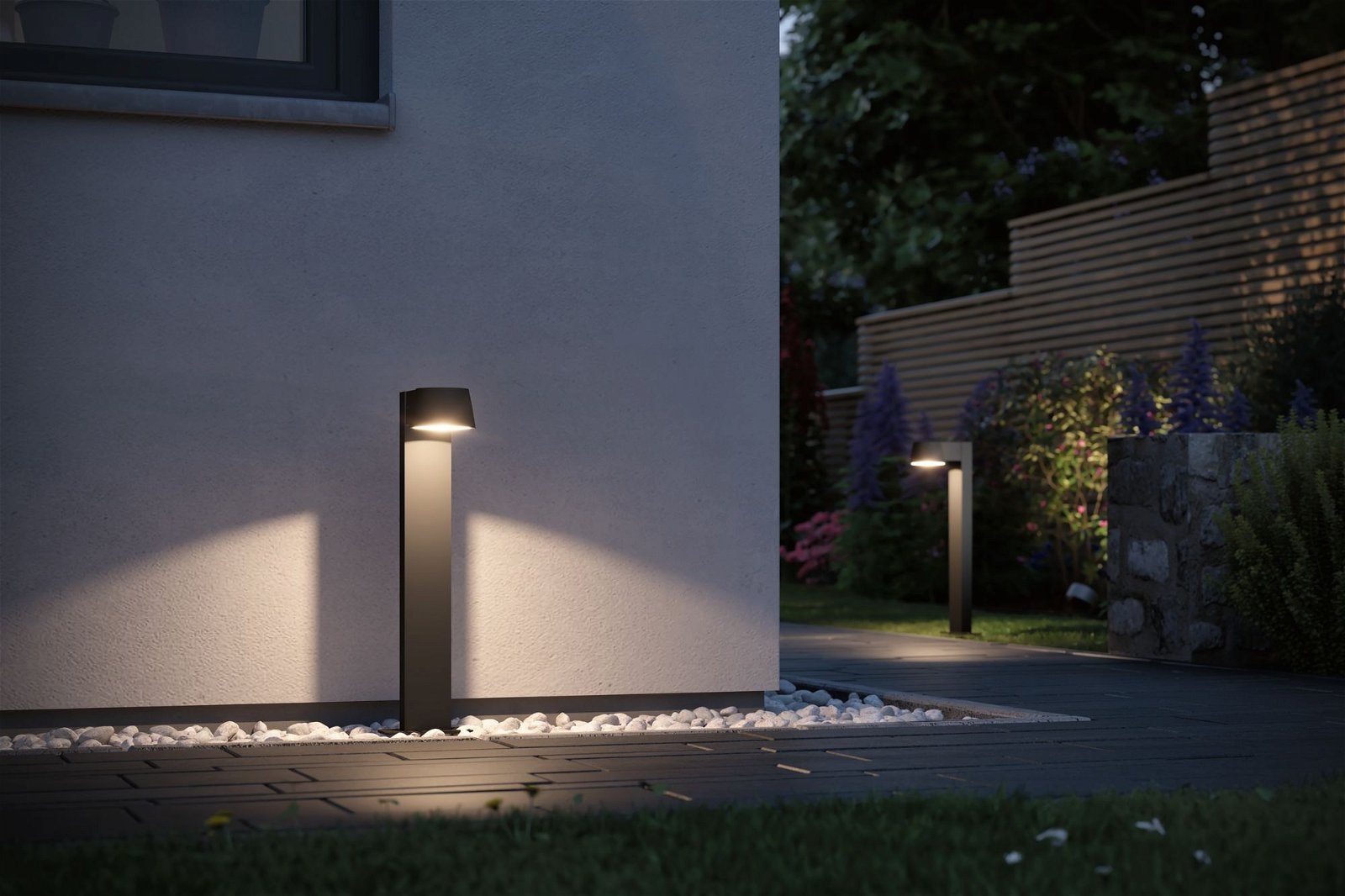 Paulmann LED Pollerleuchte »Capea IP44 500mm 3000K 6W 500lm 230V Anthrazit Aluminium«, 1 flammig