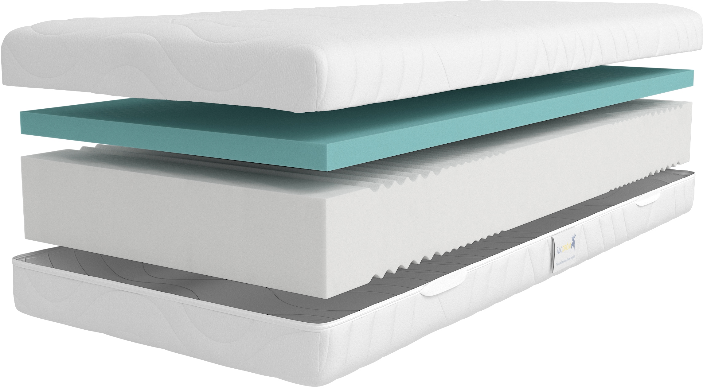 Älgdröm Komfortschaummatratze »Lasse, Matratze 90x200 cm, 140x200 cm« 22 cm hoch Raumgewicht: 32 1-tlg., 1 Stk. tlg. in H2-H4, 90x200 cm (H4, 22cm) Stiftung Warentest "GUT (2,3)" getestet