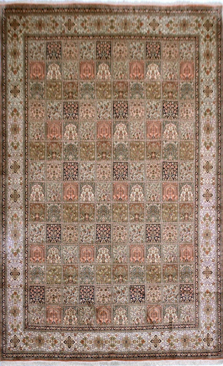 Kayoom Seidenteppich »R.Taj 9604«, rechteckig, Einzelstück mit Zertifikat, Wohnzimmer