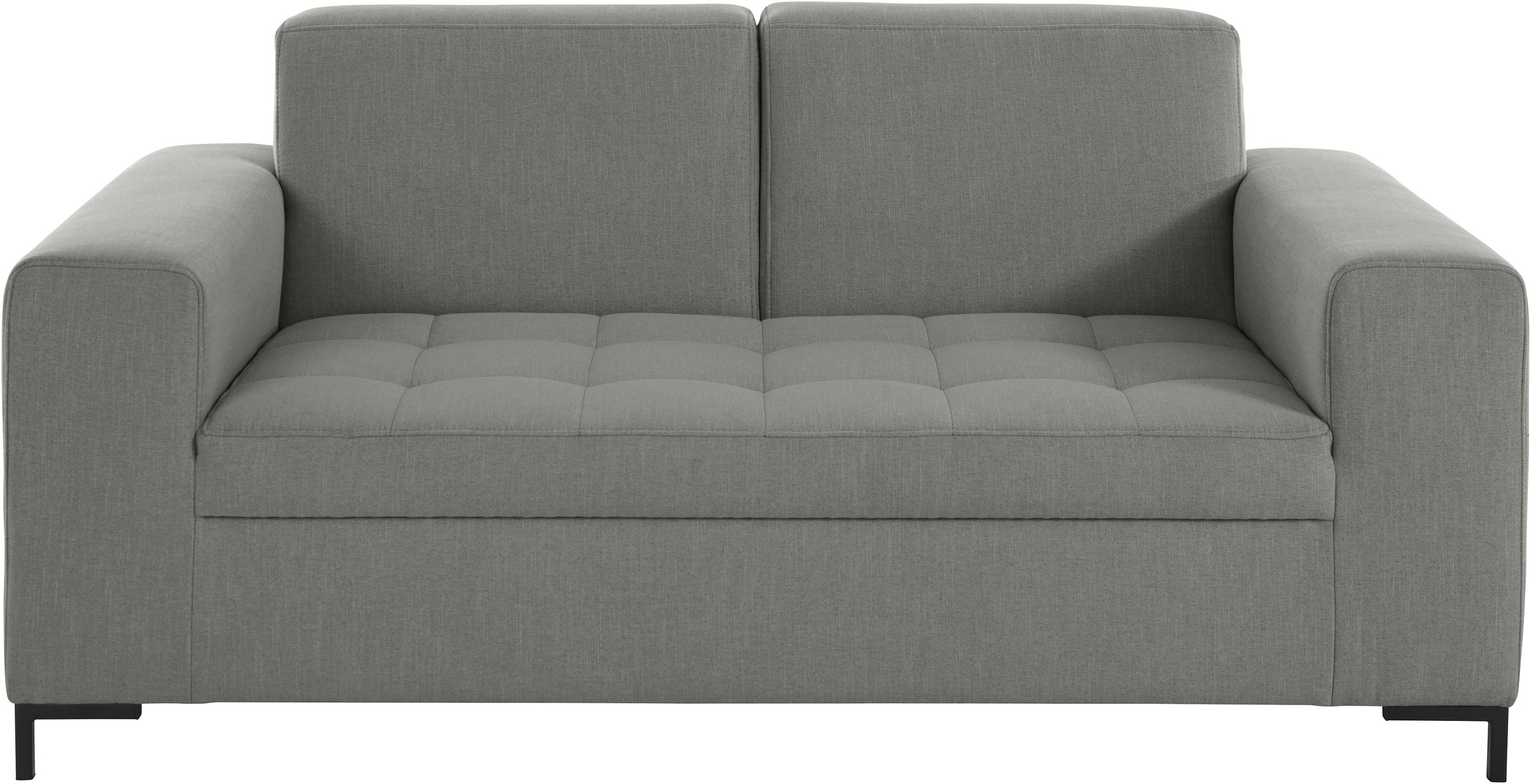 OTTO products 2-Sitzer »Grazzo«, hochwertige Stoffe aus recyceltem Material, Steppung im Sitzbereich