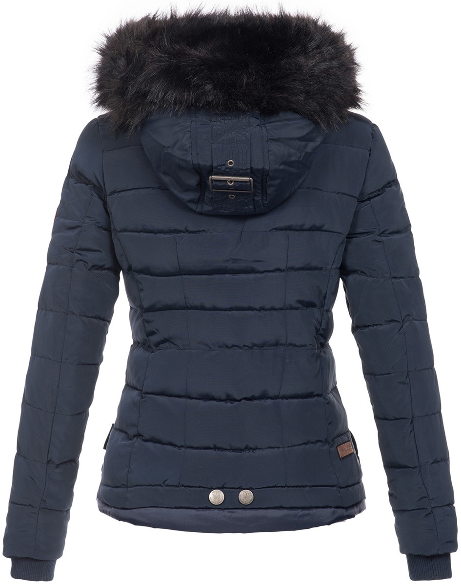 Navahoo Steppjacke »Navahoo Chloe warme Damen Winter Jacke Parka Mantel Stepp Kurzjacke gefüttert NEU B301«