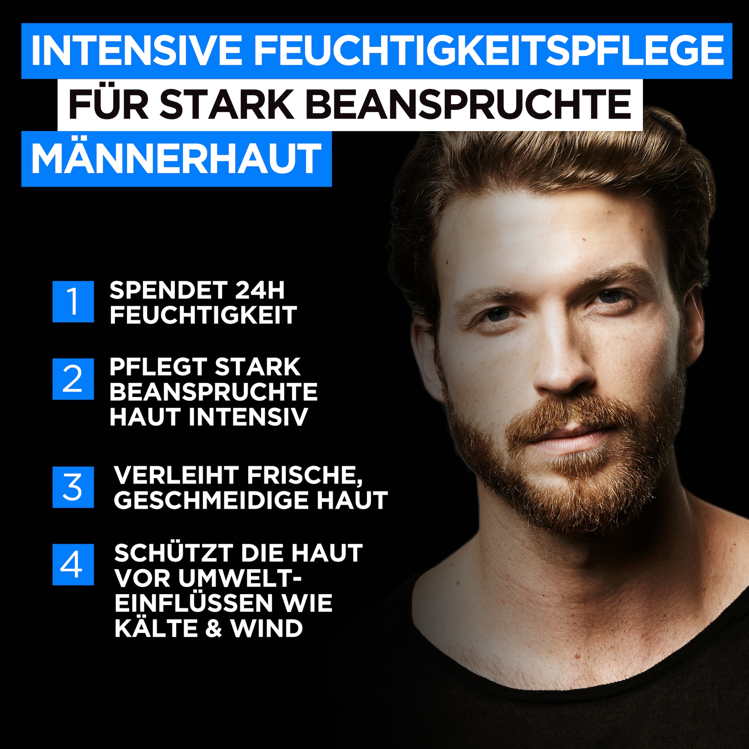 L'ORÉAL PARIS MEN EXPERT Feuchtigkeitscreme »Hydra Intensive« feuchtigkeitsspendend, stärkt die Haut gegen tägliche Belastung