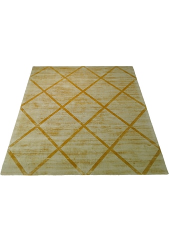 andas Teppich »Blerina«, rechteckig, 13 mm Höhe, elegant glänzender Kurzflorteppich in... kaufen