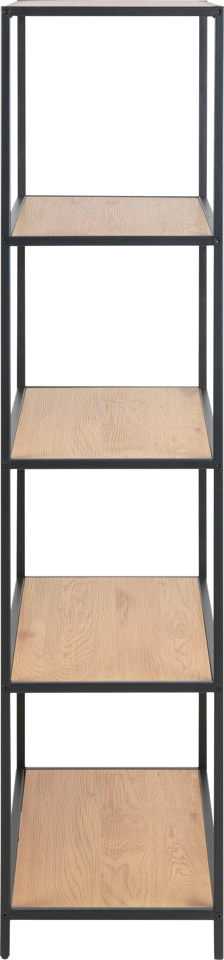 ACTONA GROUP Bücherregal, Metallgestell im modernen Industrie-Look, 4 Einlegeböden, Höhe 150 cm