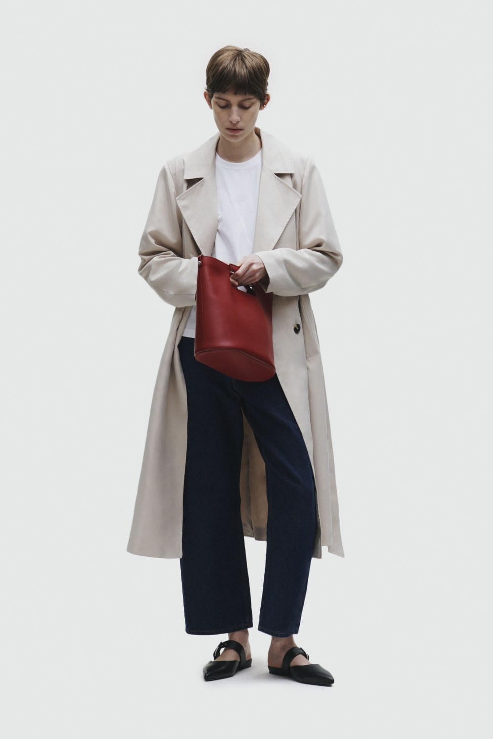 pieces Trenchcoat »PCSCARLETT LS TRENCHCOAT NOOS«