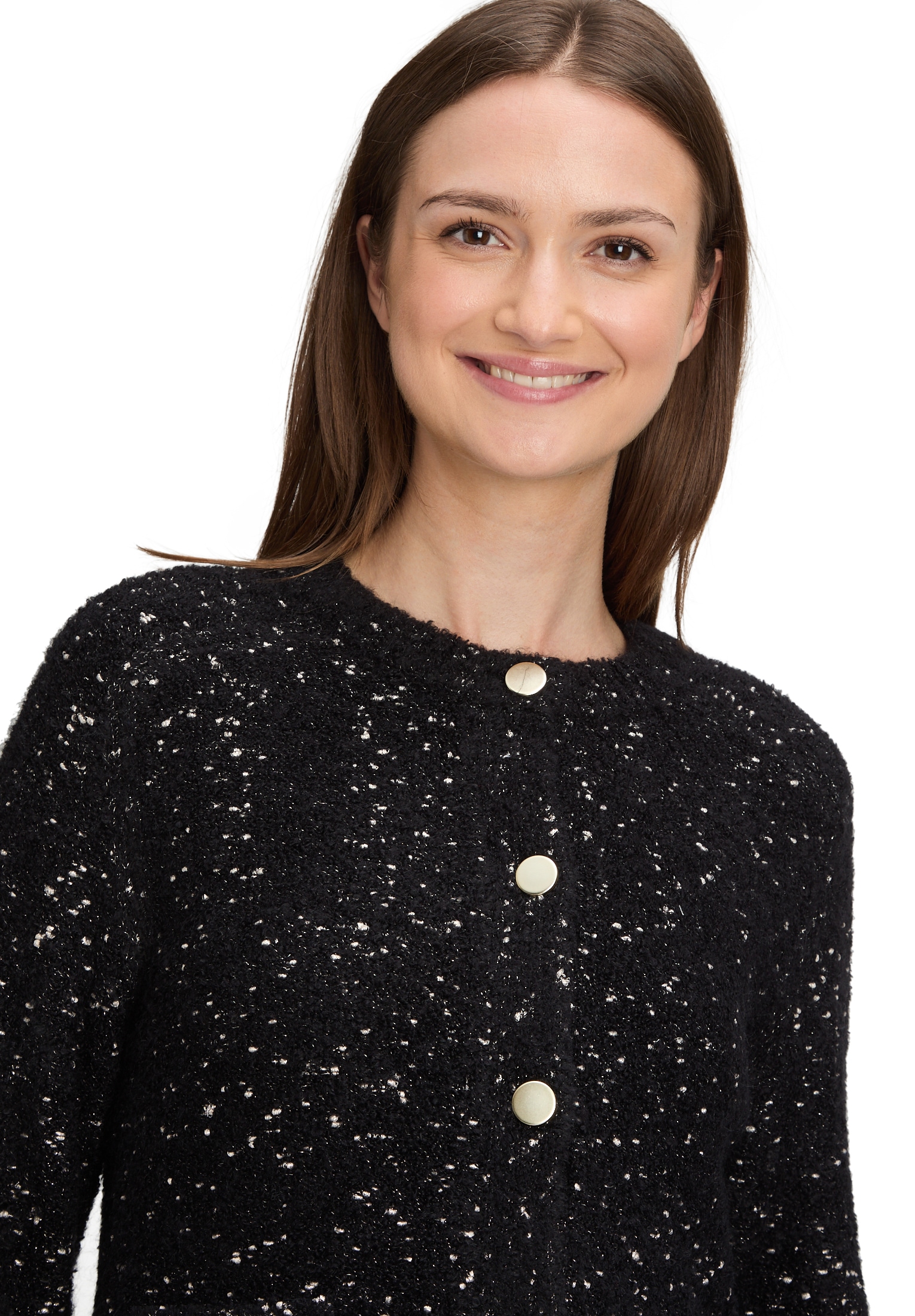 Betty&Co Cardigan »Strick-Cardigan mit Lurexfaden«