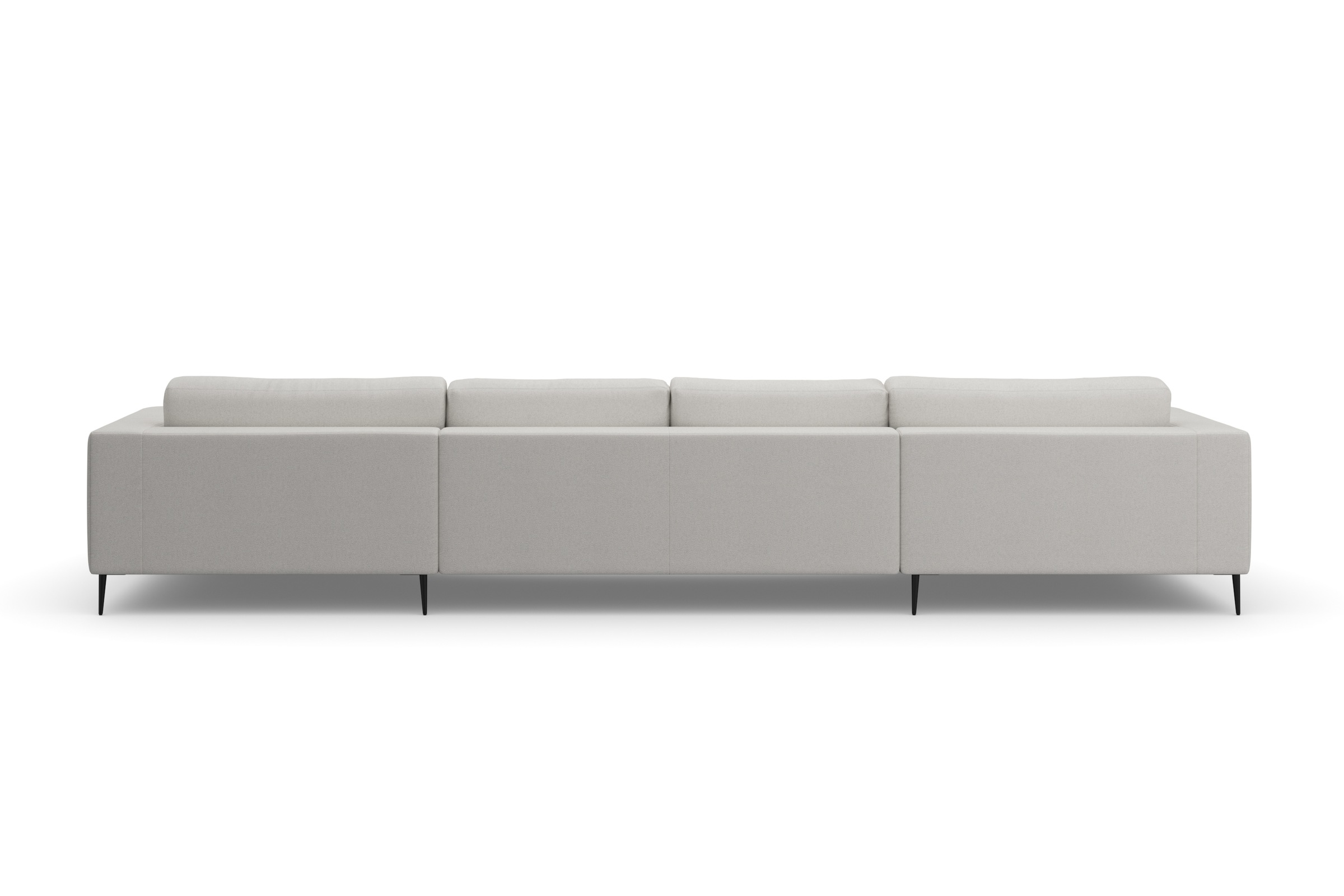 DOMO collection Wohnlandschaft »Modica U-Form«, XXL, in moderner Optik mit, 2 großzügigen Recamieren, auch in Cord