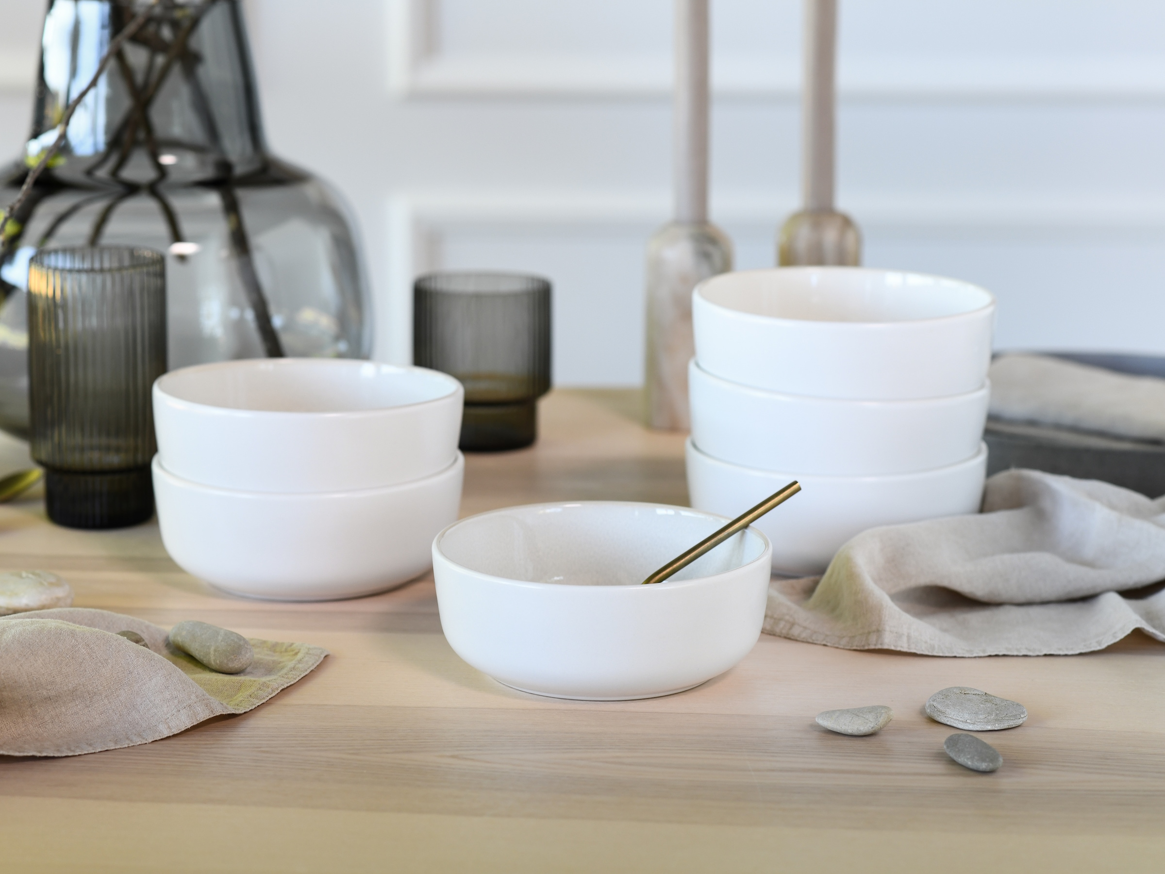 OTTO home Müslischale »modernes Schüssel-Set Lykk, Geschirr-Set, Bowl« 6 Stk. aus Steinzeug