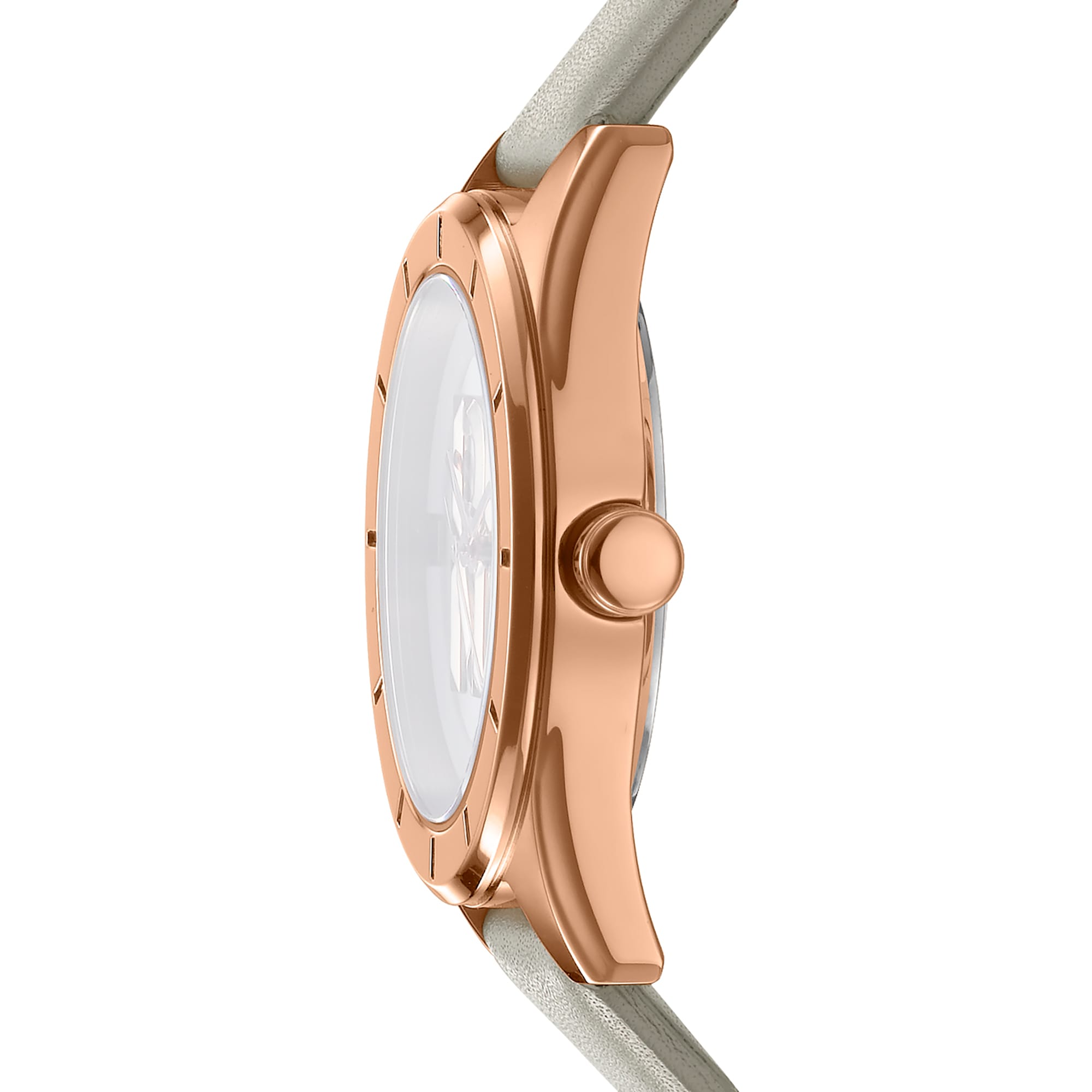 DKNY Quarzuhr »Chambers Midi« Armbanduhr, Damenuhr, Lederarmband, analog