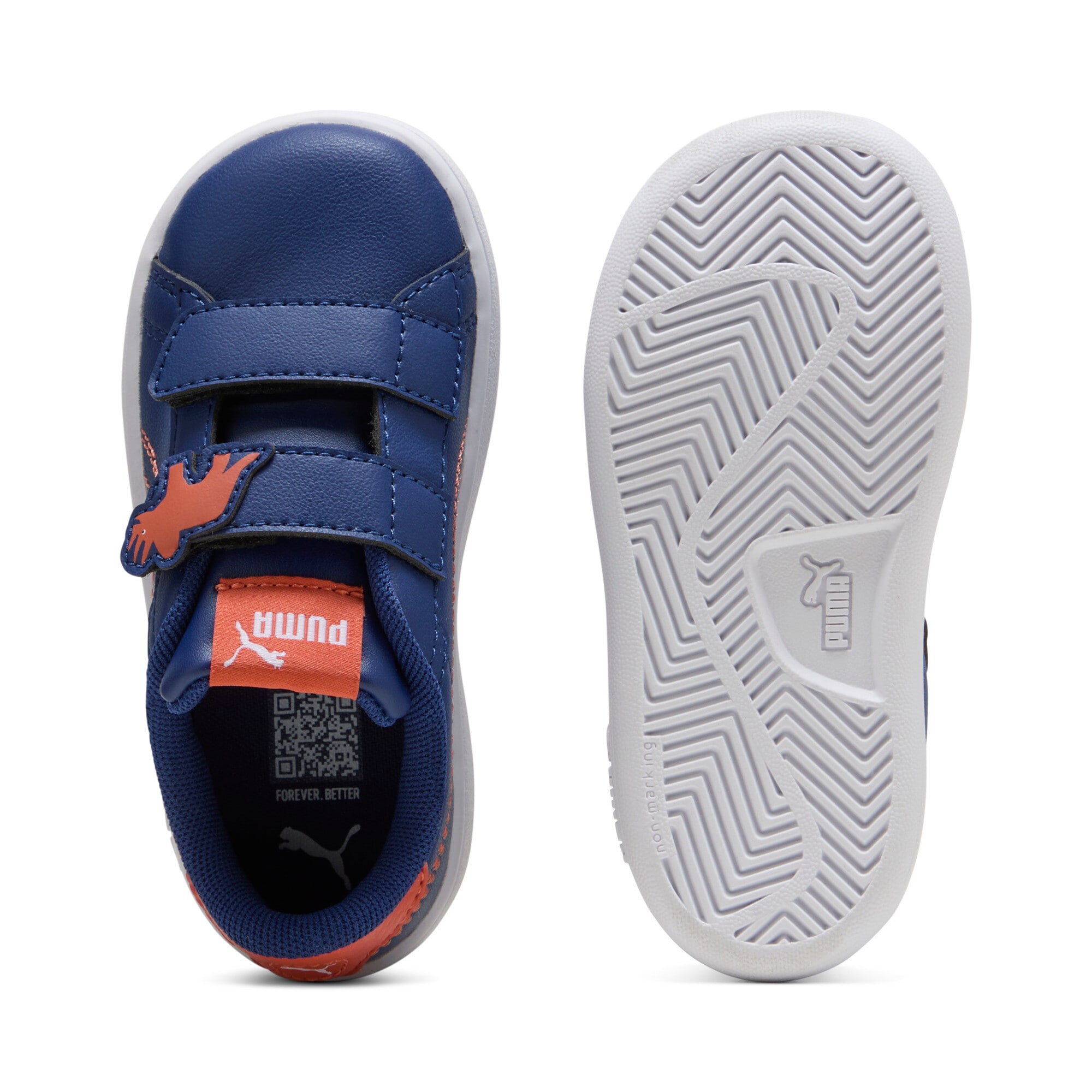 PUMA Sneaker »SMASH 3.0 DINO V INF«  mit Klettverschluss, mit SOFTFOAM+ Dämpfung, weiches Textilfutter