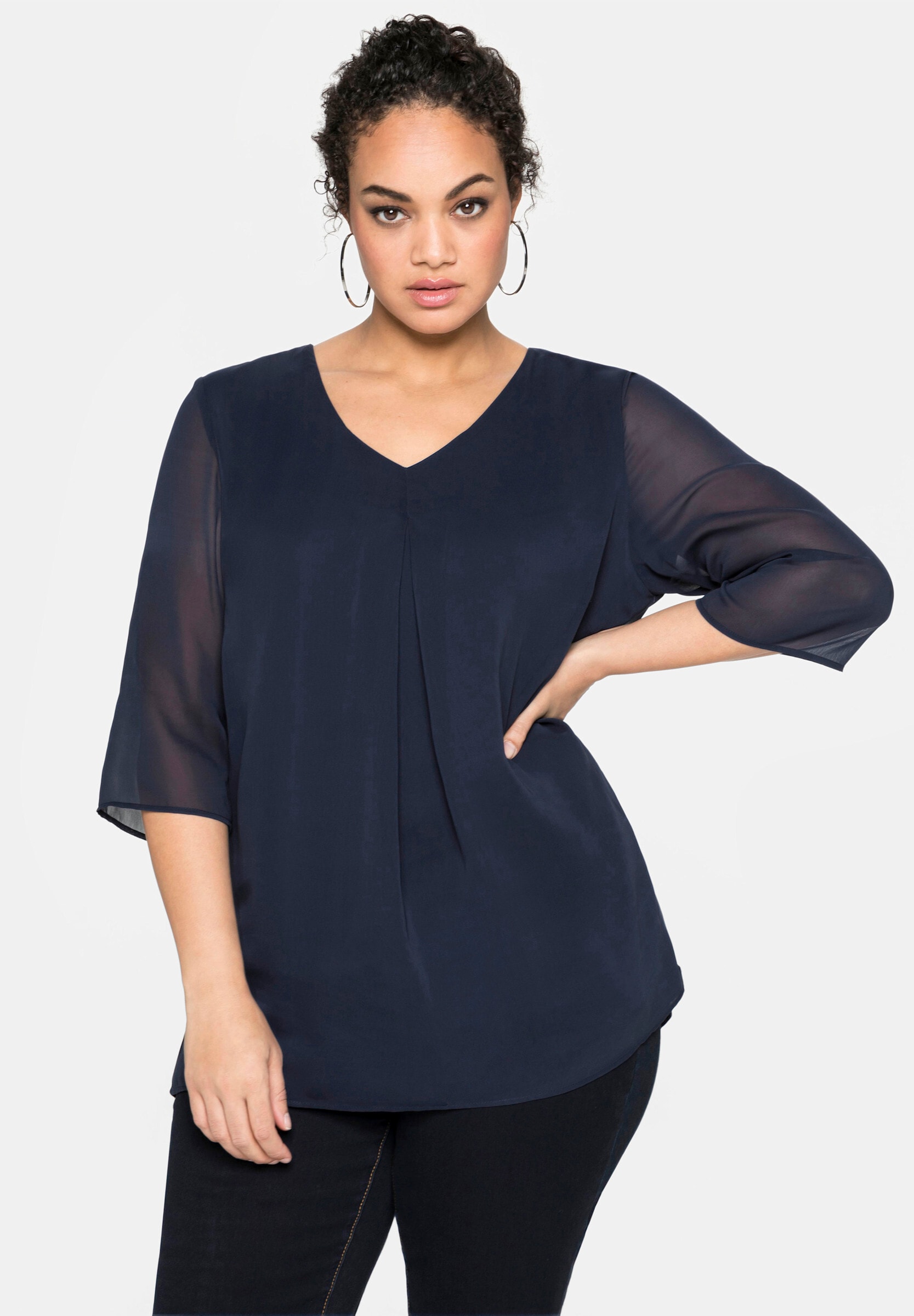 Sheego Longbluse »Tunika Tunika im Lagenlook«