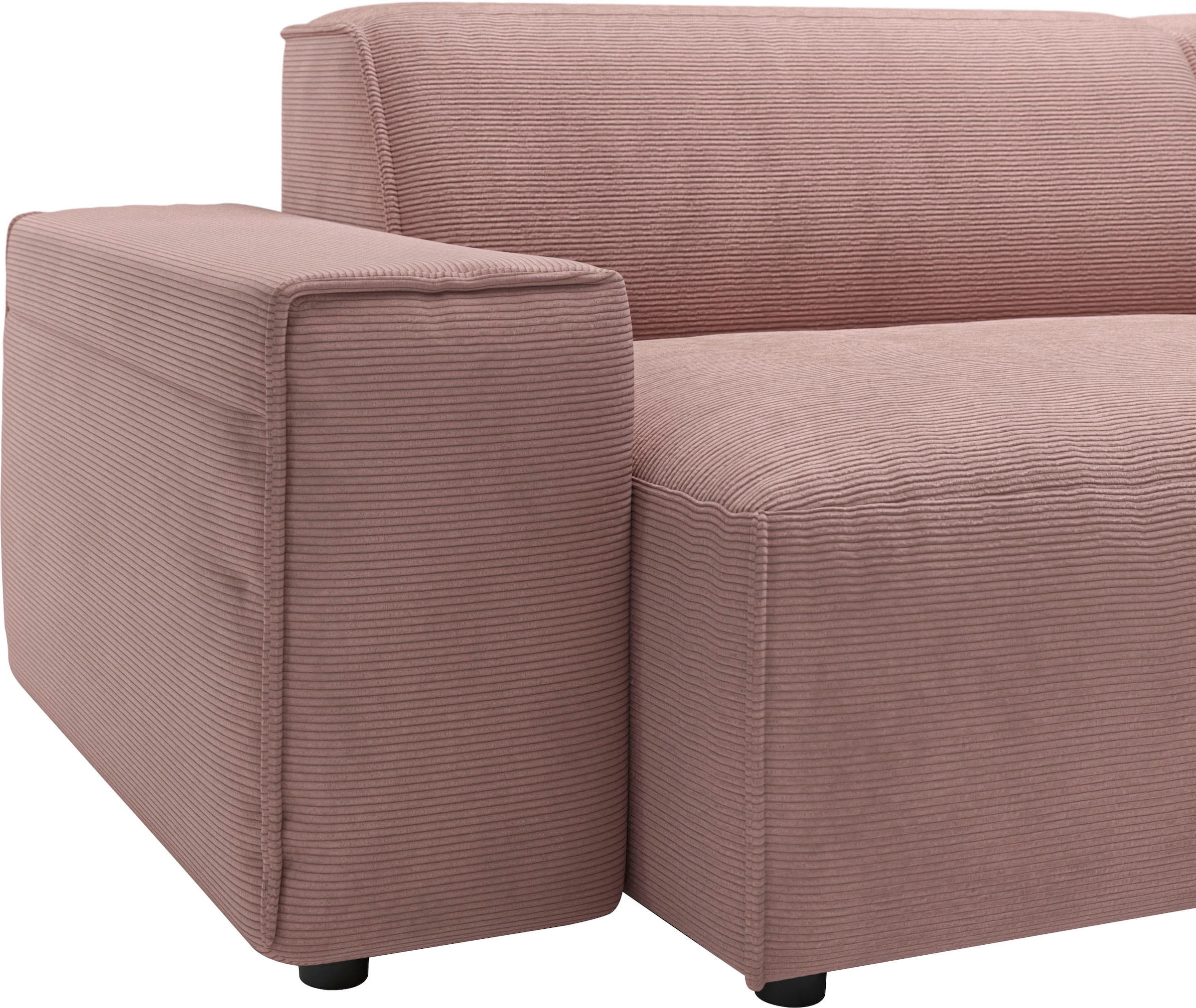 andas Ecksofa »Glimminge L-Form auch in Breitcord, Feincord + Easy care-Bezug,«, Breite 234, Zierkissen