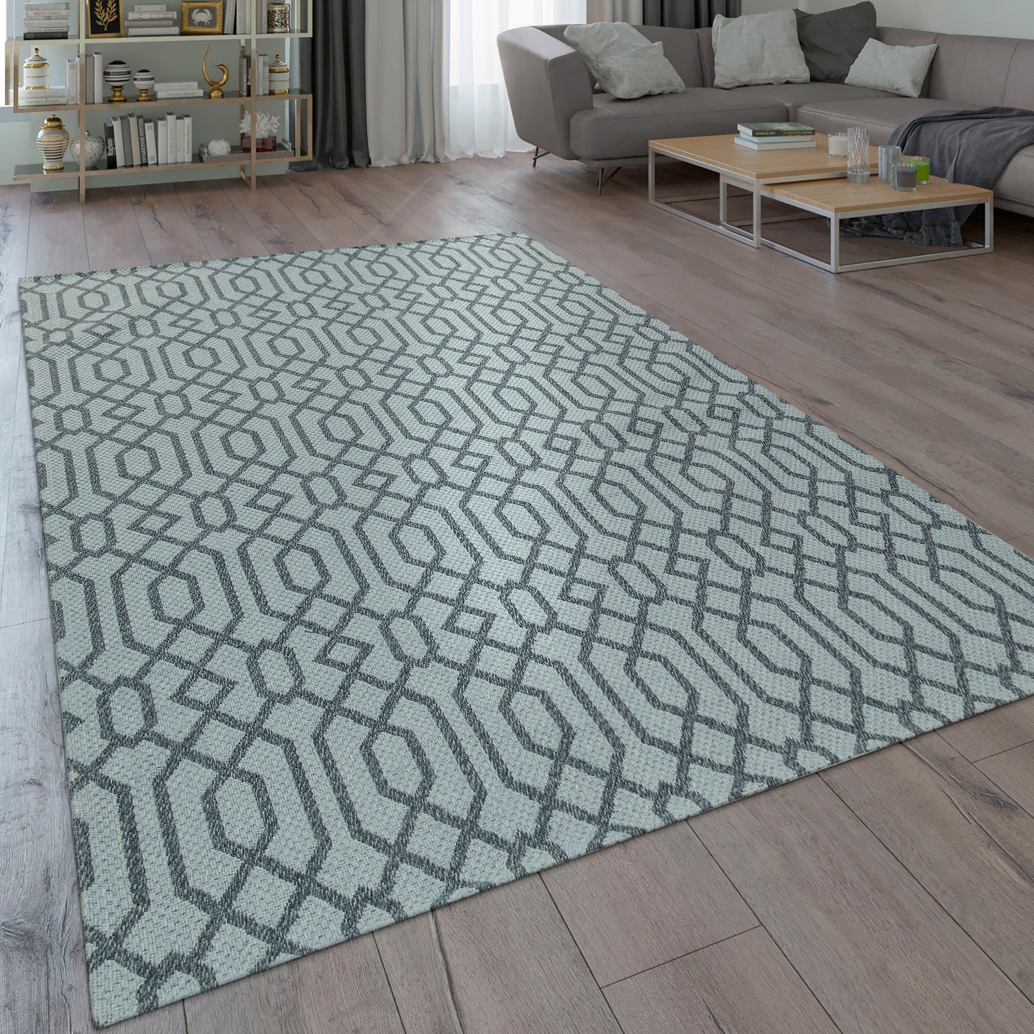 Paco Home kaufen Teppich 462«, rechteckig, Wohnzimmer »Varadero 3D-Design, online Kurzflor