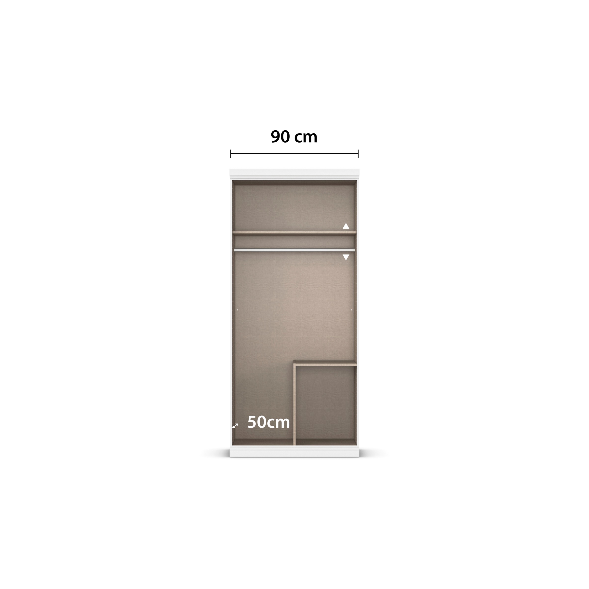 rauch Kleiderschrank »Drehtürenschrank Schrank Garderobe Wäscheschrank Schlafzimmer MARLENE« 3 verschiedene Ausstattungen BASIC/CLASSIC/PREMIUM (inkl. SOFT-CLOSE),  in 3 Breiten 91/136/181 cm im Landhaus-Stil MADE IN GERMANY