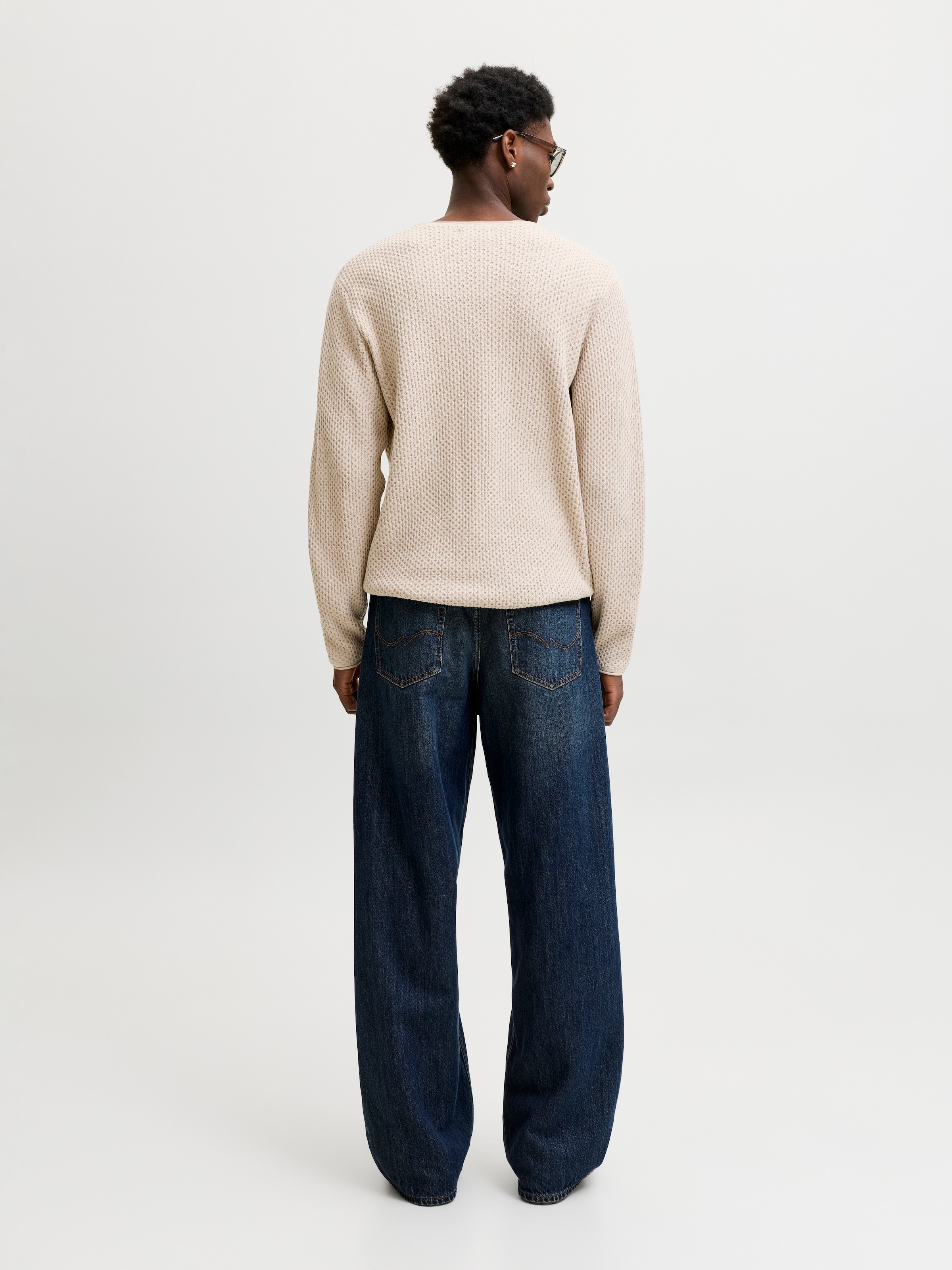 Jack & Jones Rundhalspullover »JPRBLUMASON KNIT CREW NECK SN« Baumwolle, regular fit