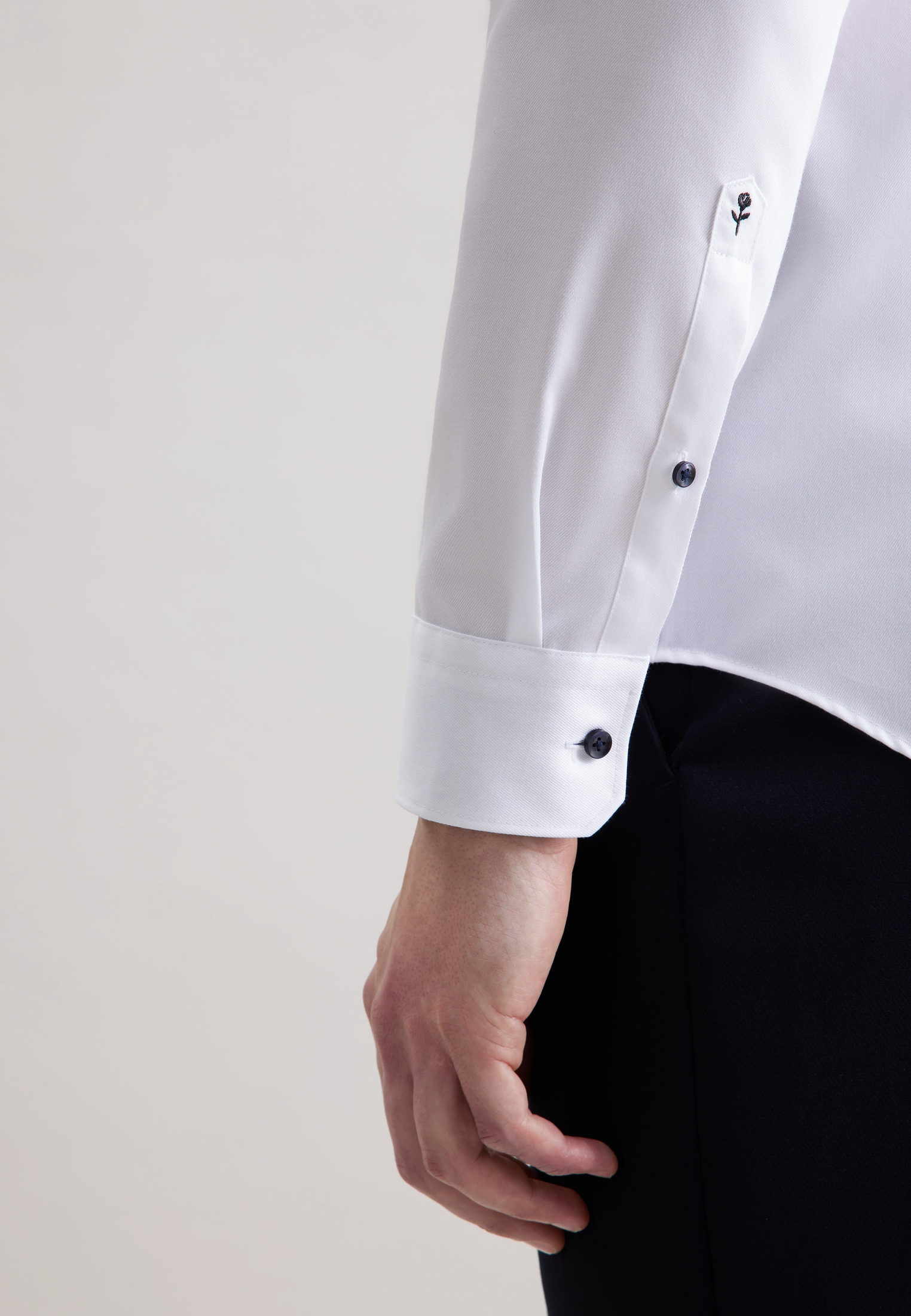 seidensticker Businesshemd »Schwarze Rose« X-Slim 1/1 Kentkragen Uni