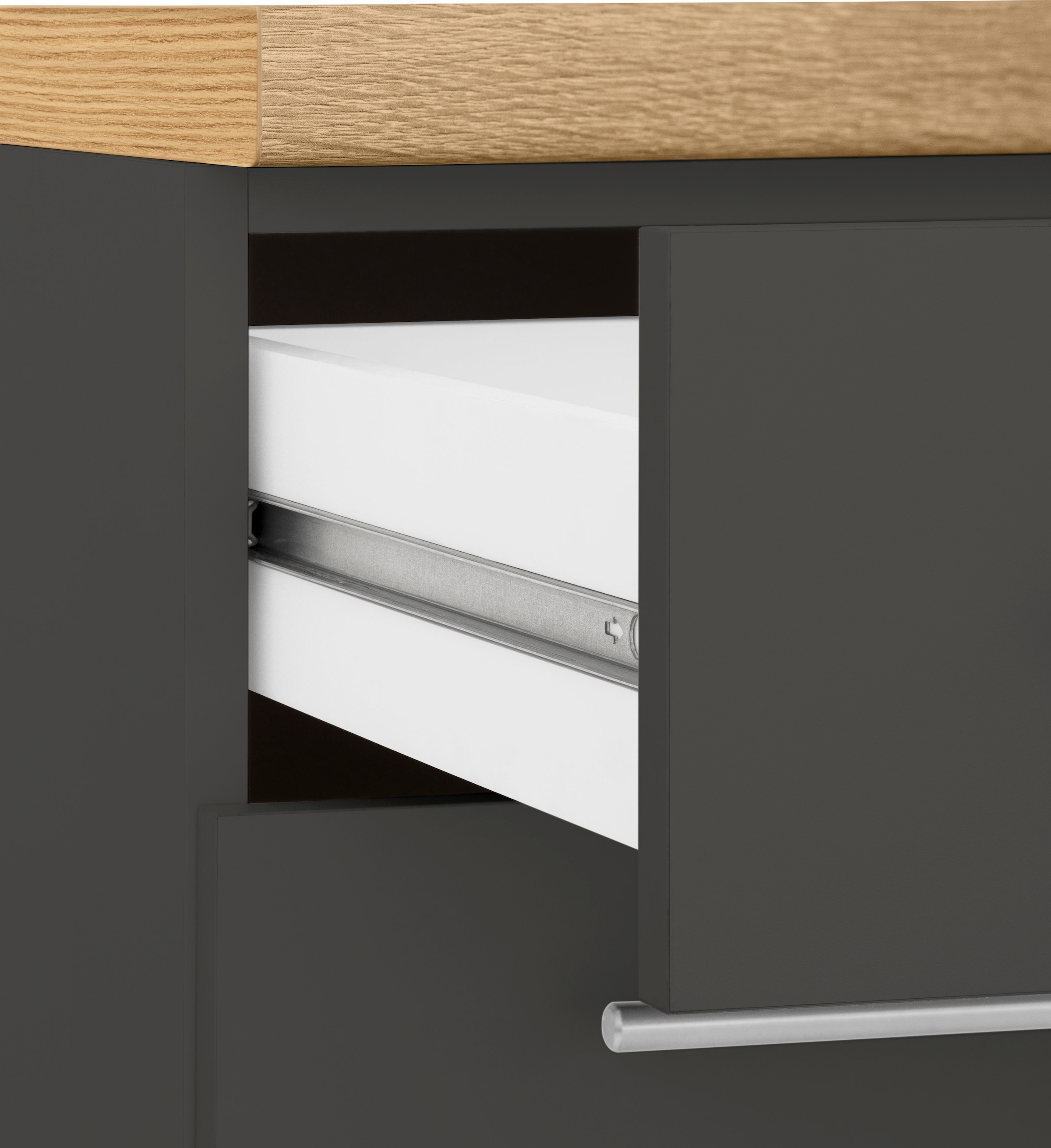 wiho Küchen Küchenzeile »Unna« mit E-Geräten, Breite 370 cm