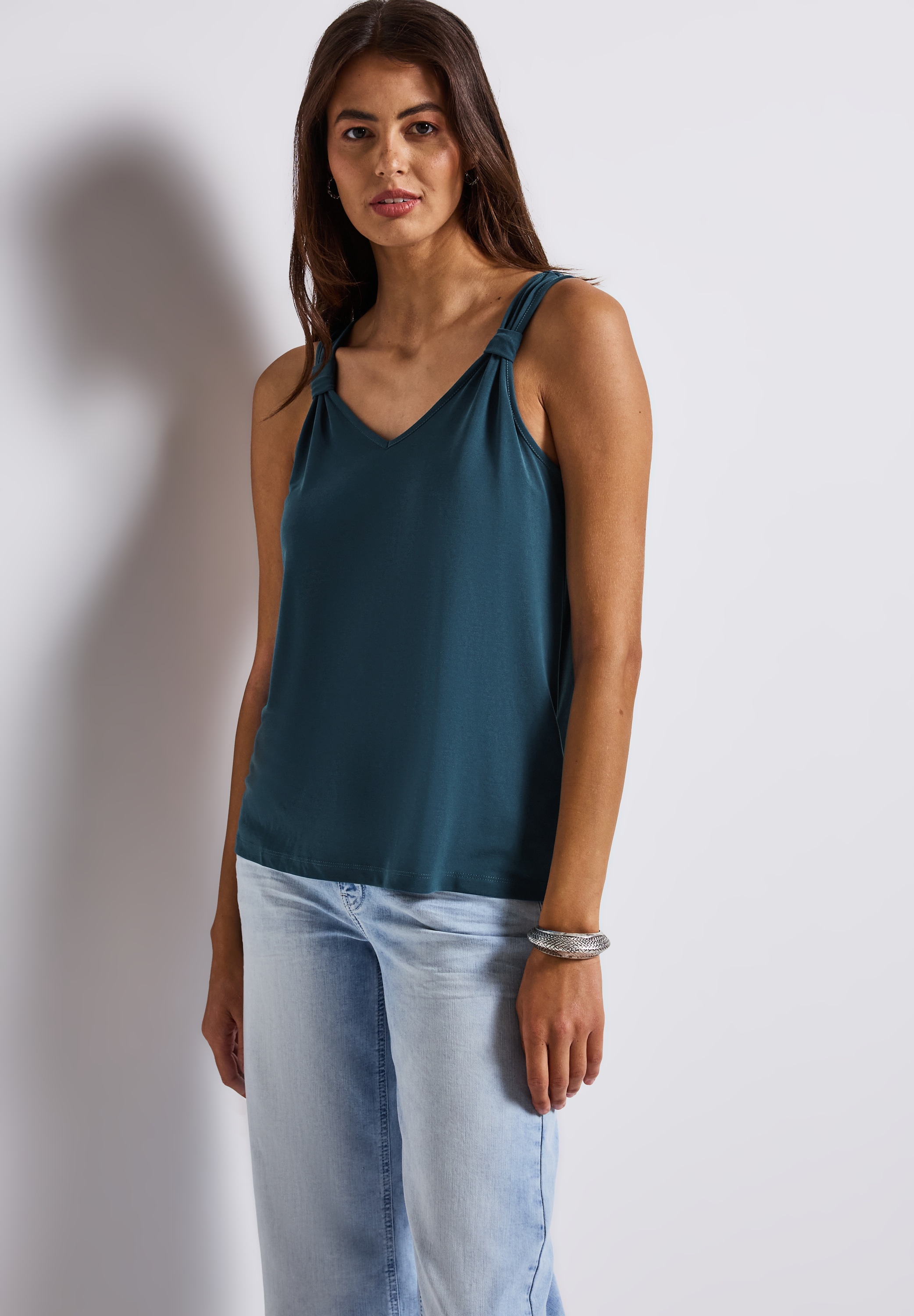 STREET ONE Shirttop, mit Knoten