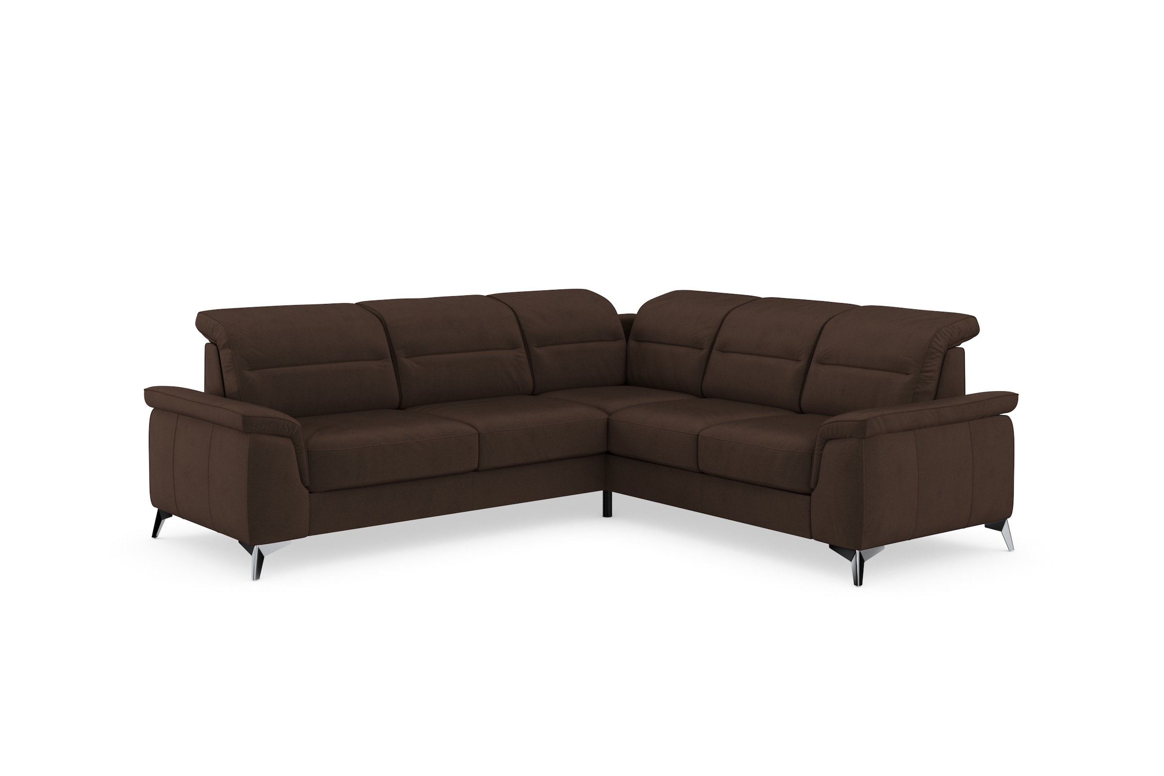 sit&more Ecksofa »Sinatra L-Form« optional mit Kopfteilverstellung und Armteilfunktion