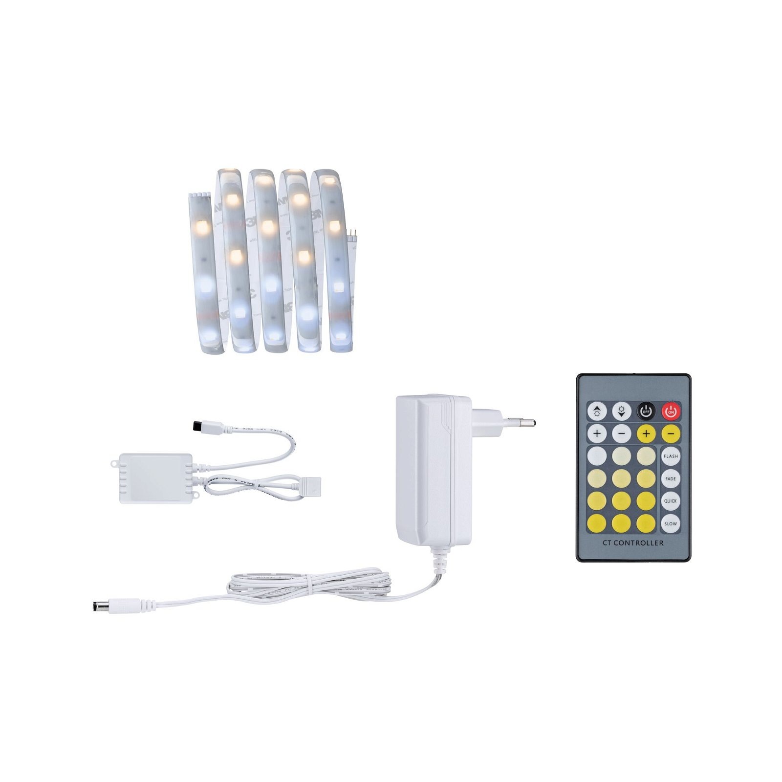 LED-Streifen »MaxLED 250 Basisset 1,5m 2700-6500K 5,5W 230/24V 24VA Silber«, 1...