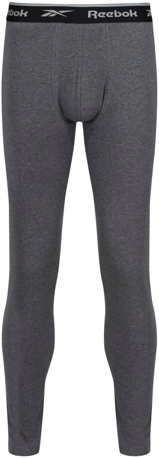Reebok Lange Unterhose »JOHNY« basic, lang, atmungsaktiv, mit Logo, breiter Bund, Baumwollmix