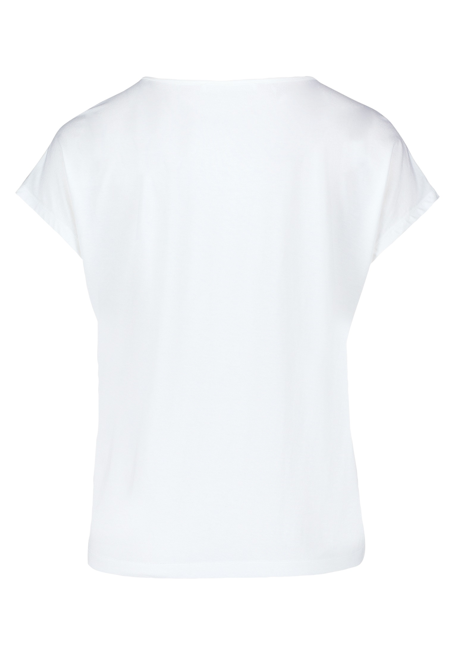 Betty&Co Kurzarmshirt »Casual-Shirt mit V-Ausschnitt«