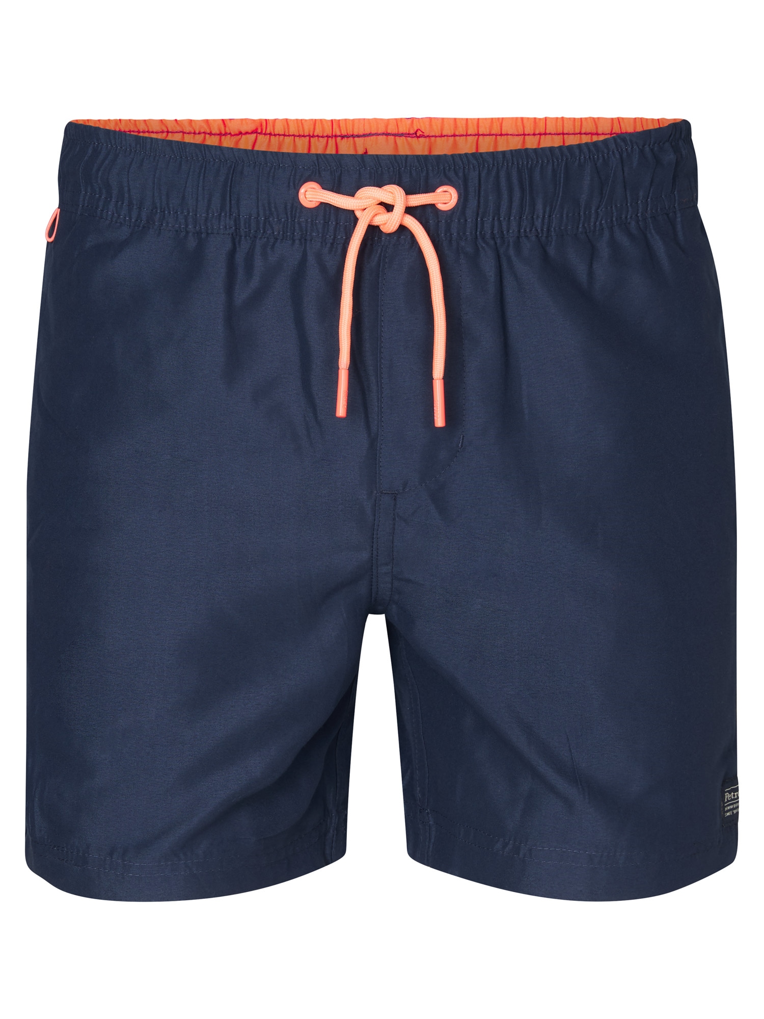 Petrol Industries Badehose mit kontrastfarbenem Kordelzug