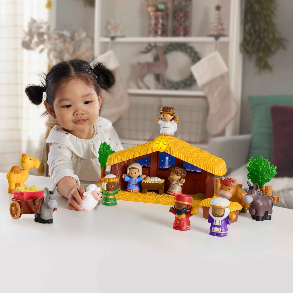 Fisher-Price® Lernspielzeug »Little People Krippe für Kleinkinder«
