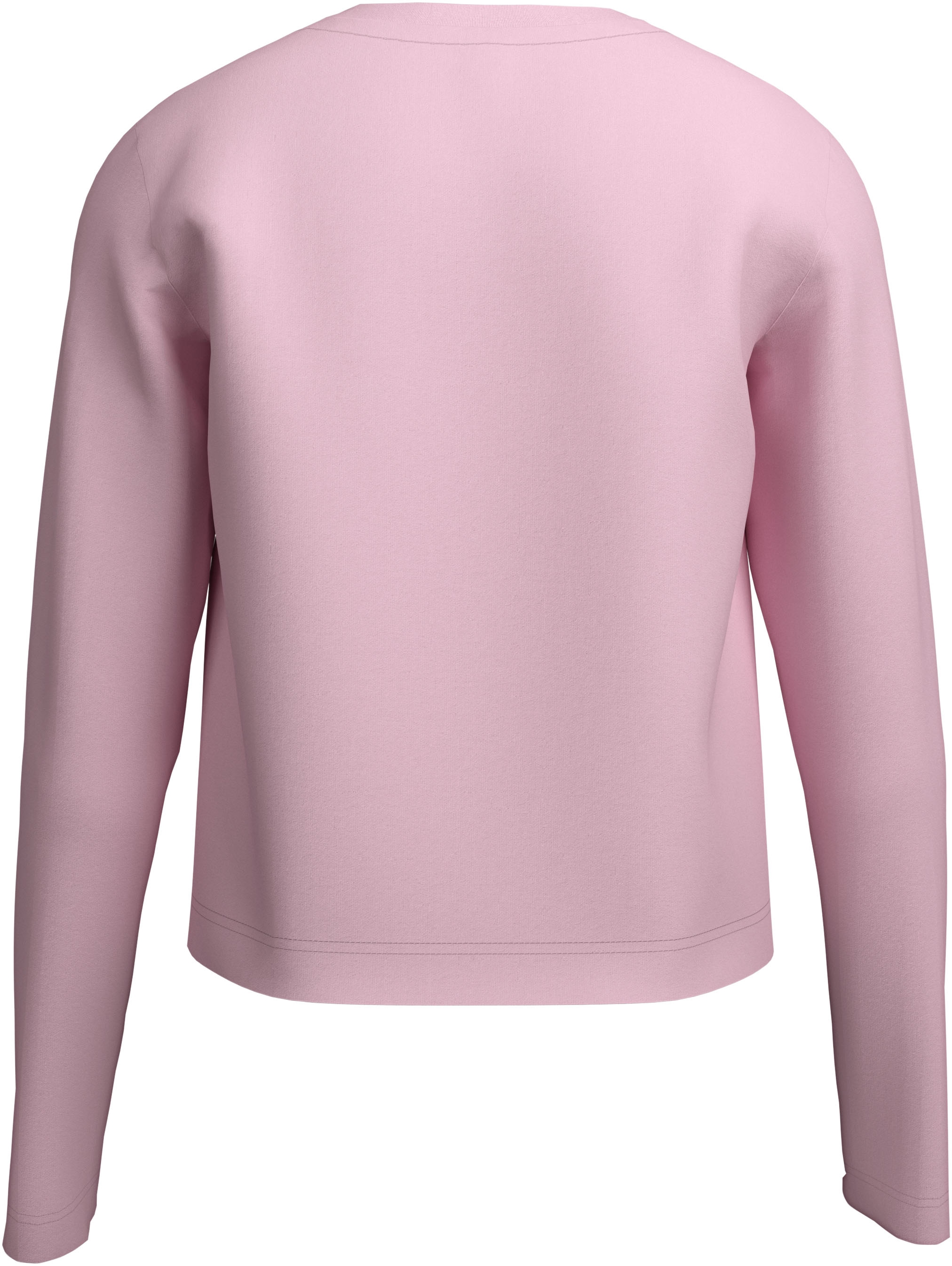 KangaROOS Langarmshirt »Cropped Shirt mit Zahlenprint« Sportiver Frontprint