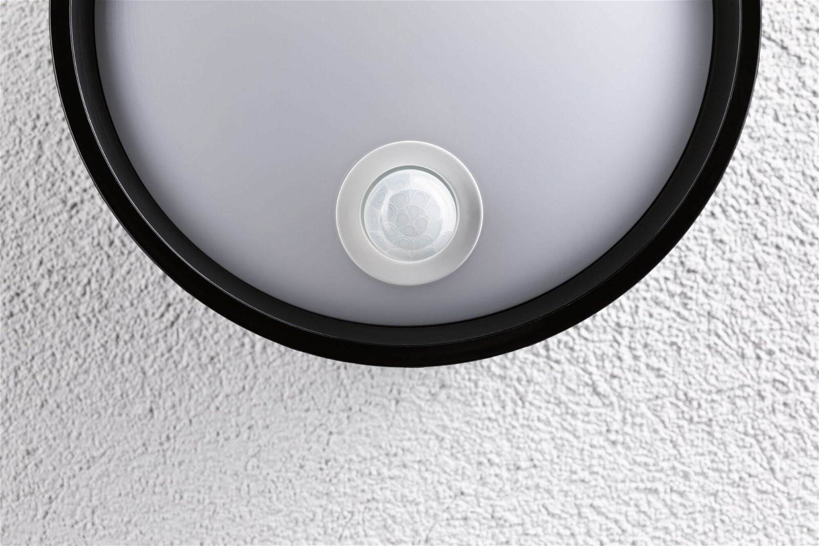 Paulmann LED Außen-Wandleuchte »Platomo IP44 rund 180mm 3000K 14,5W 1200lm 230V Kunststoff«, 1 flammig, Bewegungsmelder seewasserresistent