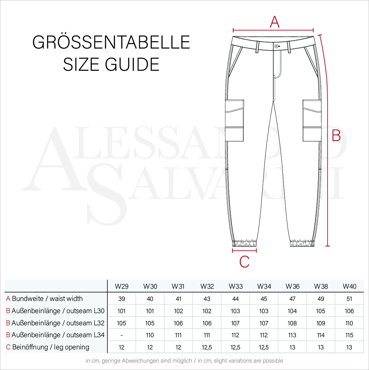 Alessandro Salvarini Cargohose »Alessandro Salvarini Herren Cargo Hose AS272«