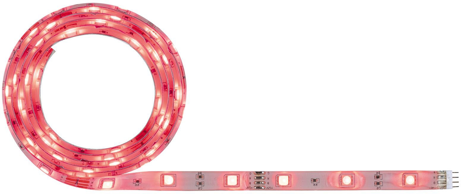 Paulmann LED-Streifen »SimpLED 1,5m RGB 12W Weiß Metall Kst«, 1 St.-flammig