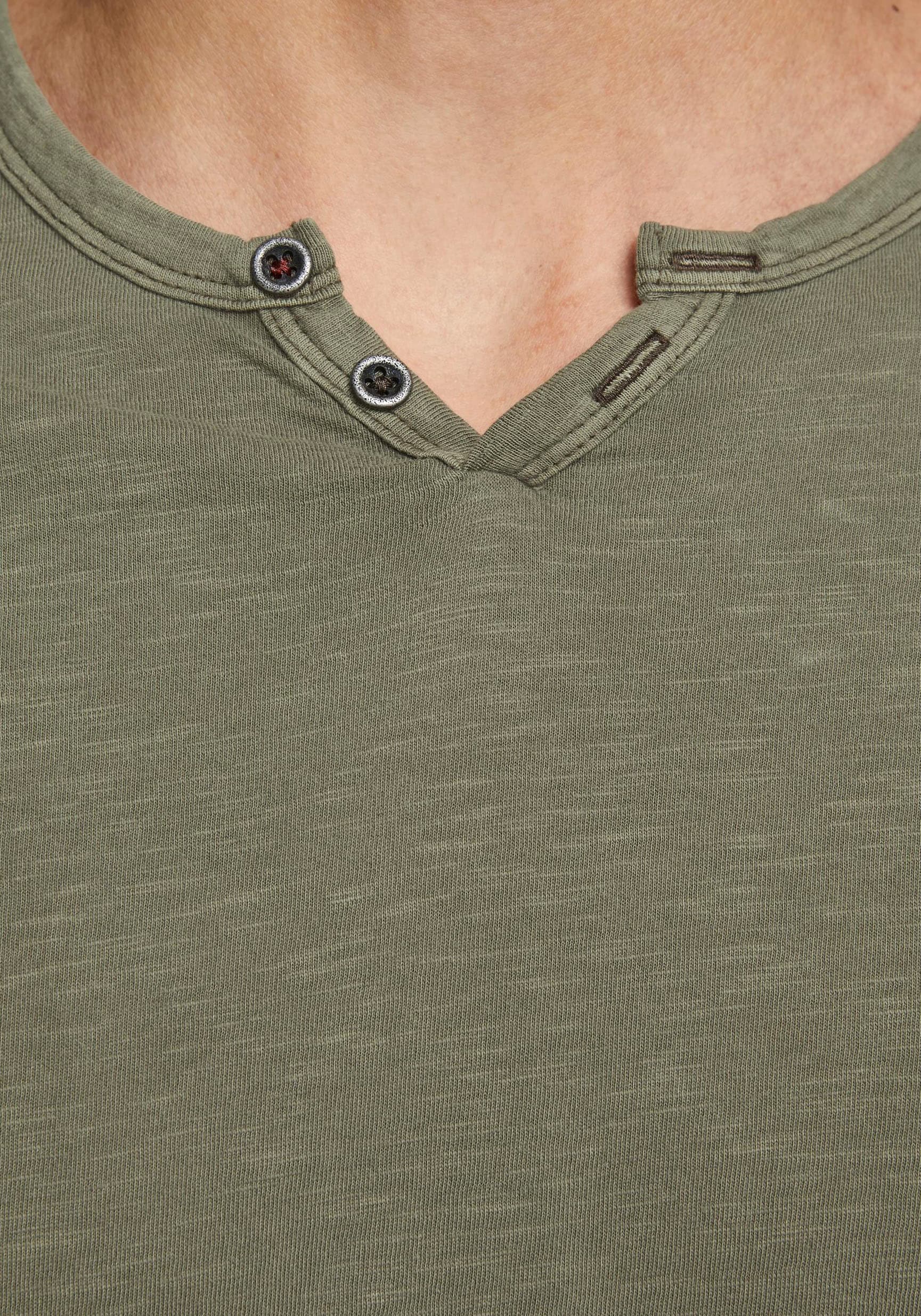 Jack & Jones T-Shirt »SPLIT NECK TEE«