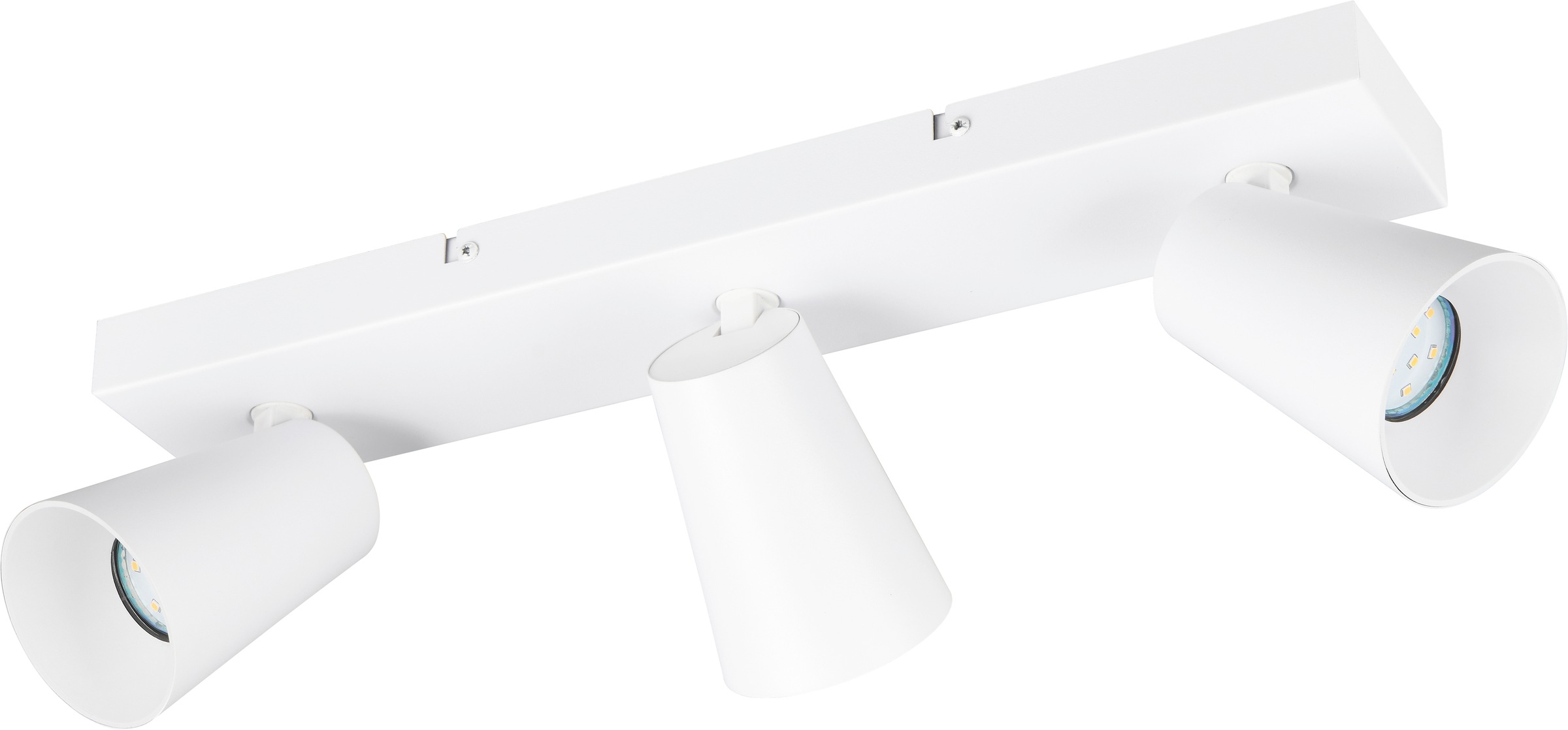 TRIO Leuchten Deckenstrahler »SHARP, Spot mehrflammig exkl GU10 max 10W schwenkbar & drehbar« GU10 1 Stk. warmweiß - kaltweiß Schirm innen gold, Strahler für Wandmontage + Deckenmontage