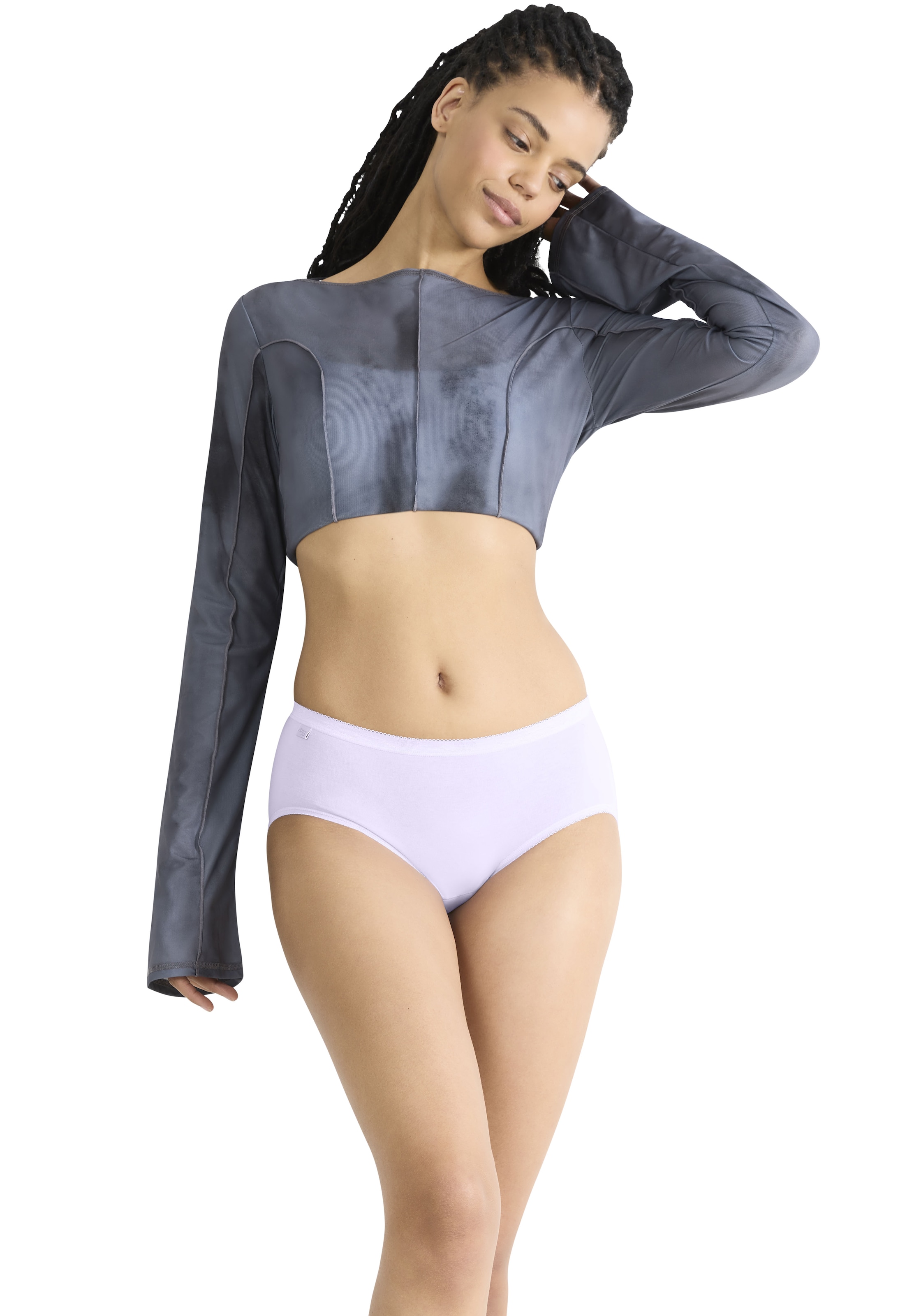 sloggi Slip »Basic+ Midi C3P«, (3er Pack), perfekter Sitz